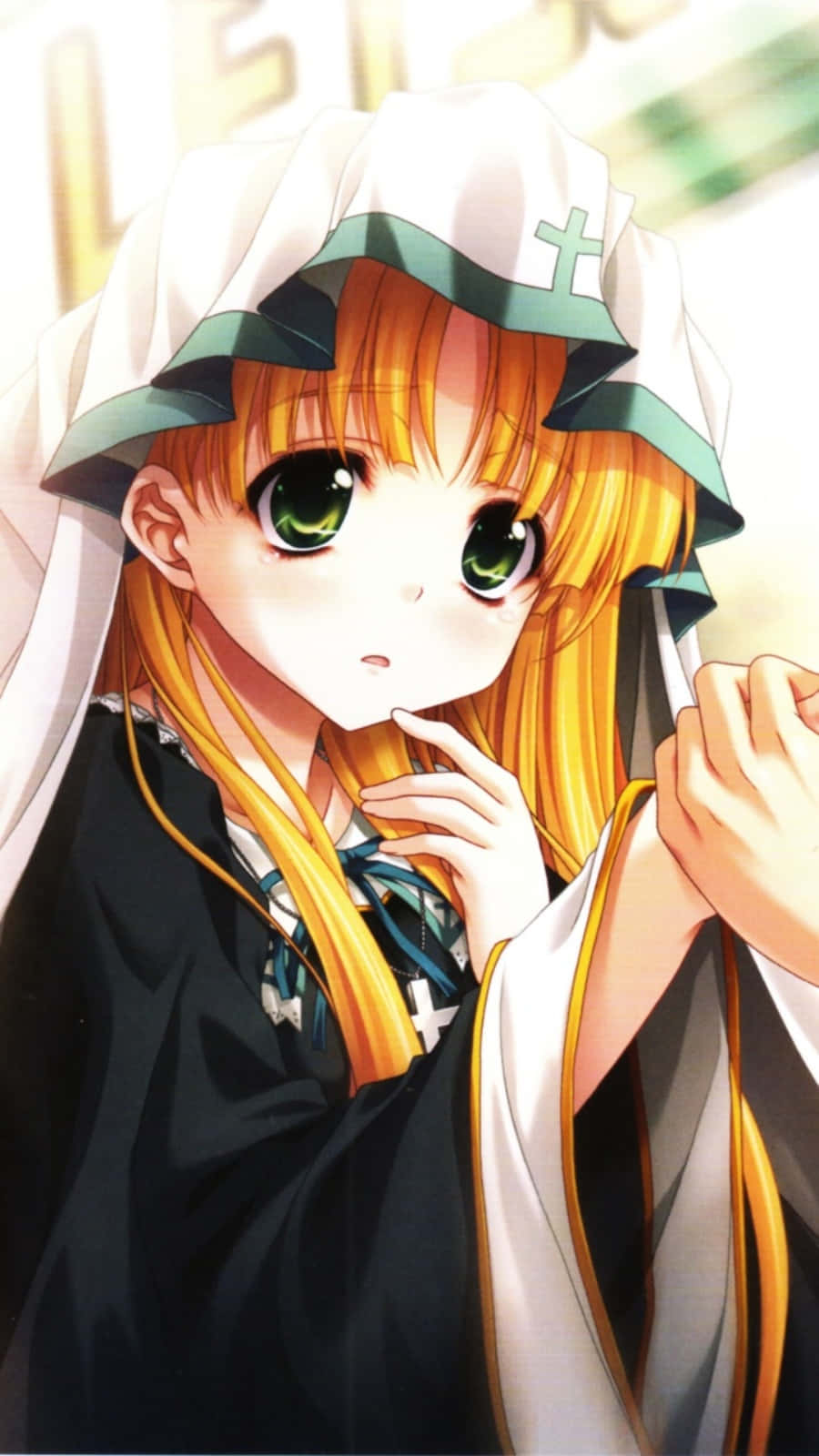 Highschool DxD, Asia Argento, nun outfit, HD Phone Wallpaper