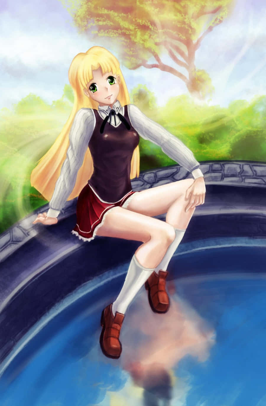 Asia Argento, Highschool Dxd, radiant outfit, HD Phone Wallpaper