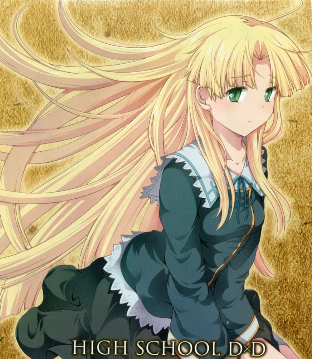 Highschool DxD, Asia Argento, blonde anime girl, SD Phone Wallpaper