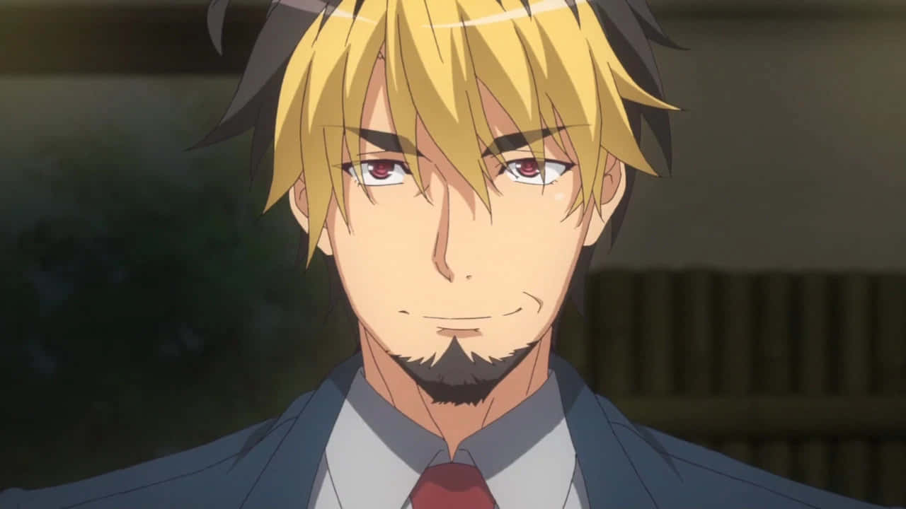 Highschool Dxd Azazel, blonde, red eyes, HD Desktop Wallpaper