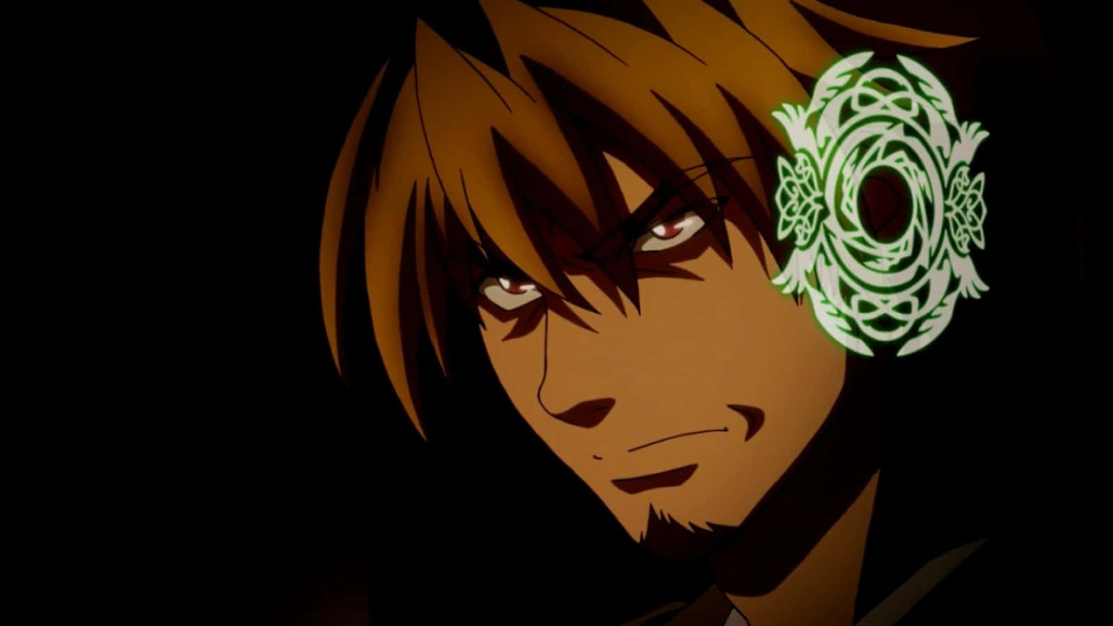 Azazel, Highschool DxD, glowing green ornate mark, HD Desktop Wallpaper