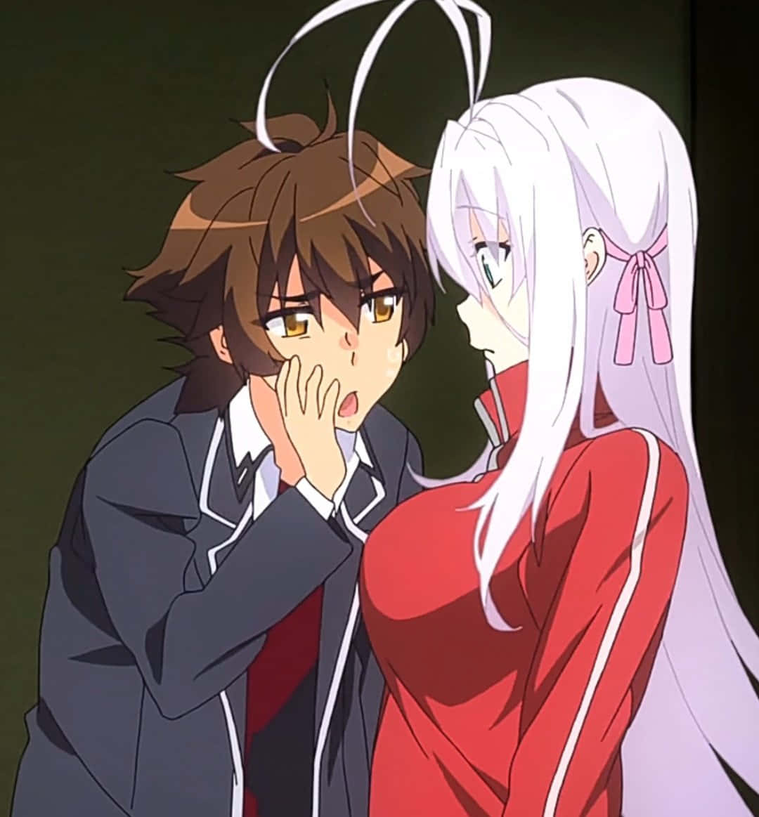 Highschool DxD, Rossweisse, white-haired girl, SD Phone Wallpaper