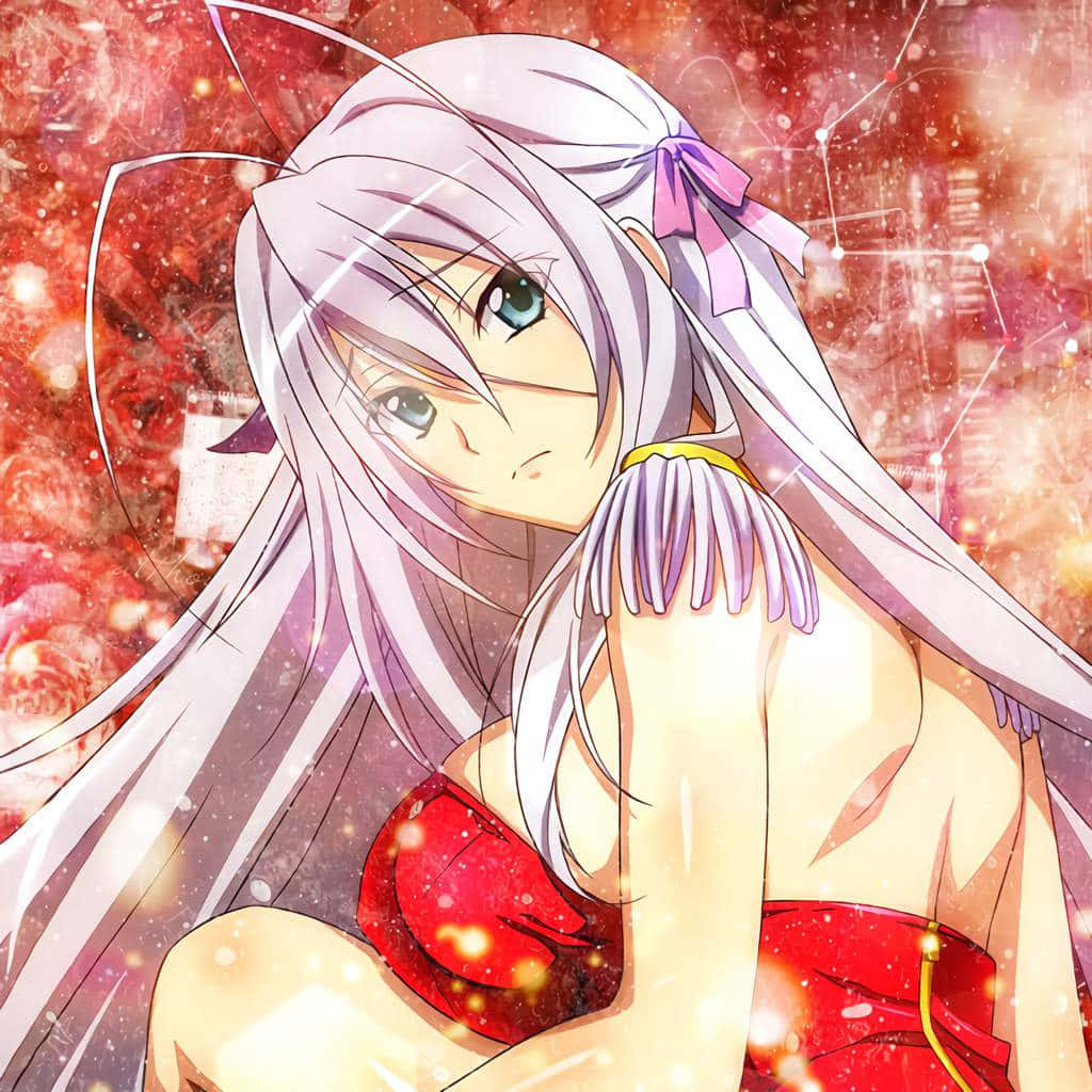 Rossweisse, Highschool DxD, silver-haired, SD Desktop Wallpaper