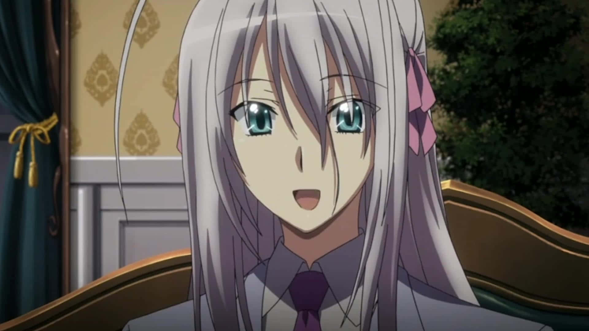 Highschool DxD, Rossweisse, silver hair, Full HD Desktop Wallpaper