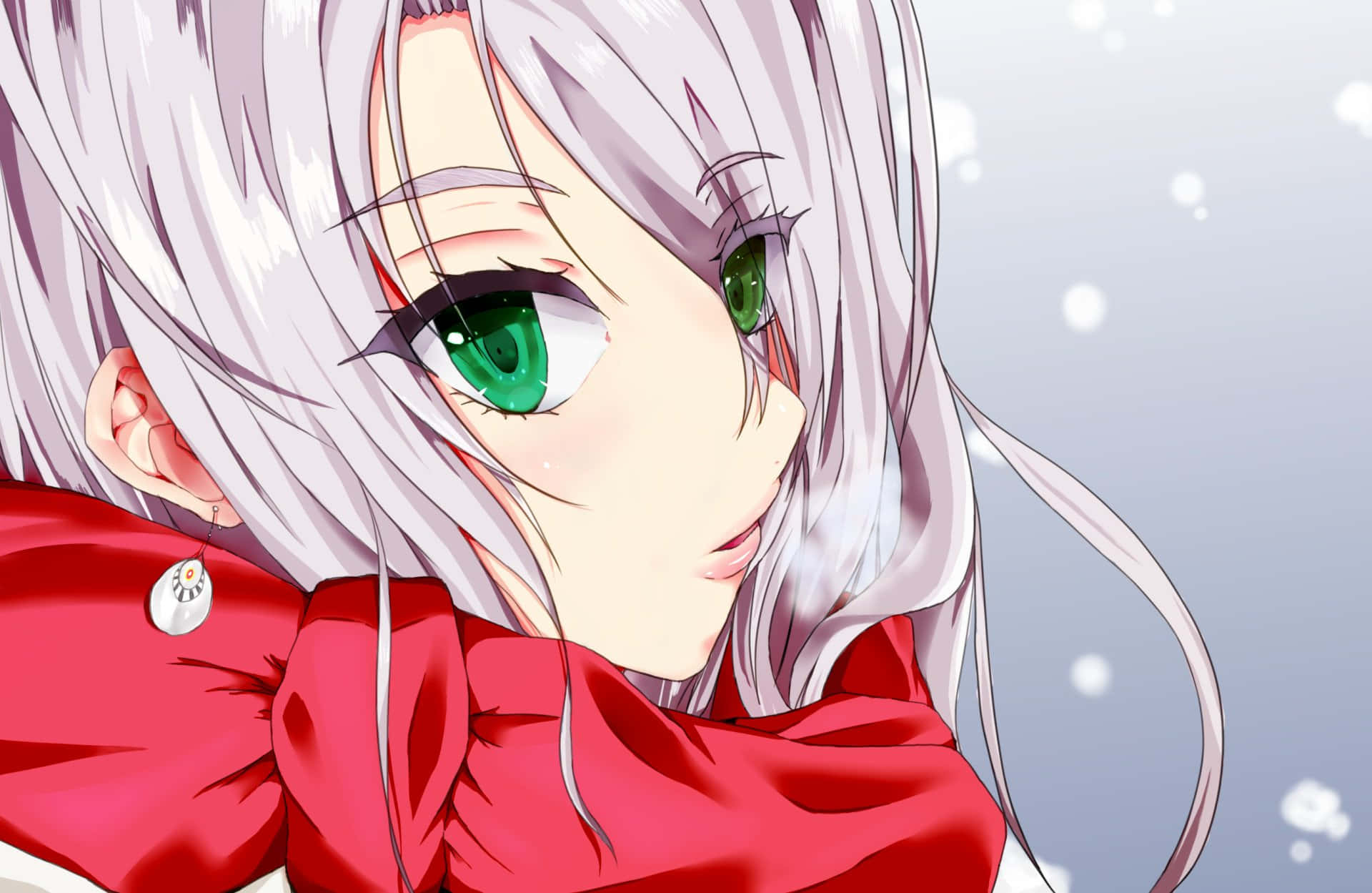 Rossweisse, Highschool DxD, silver hair, Full HD Desktop Wallpaper