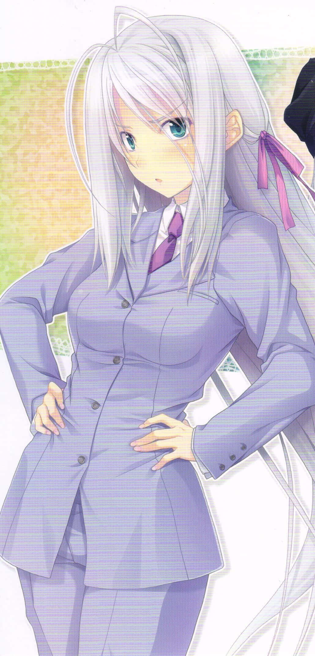 Rossweisse, Highschool DxD, silver-haired, Full HD Phone Wallpaper