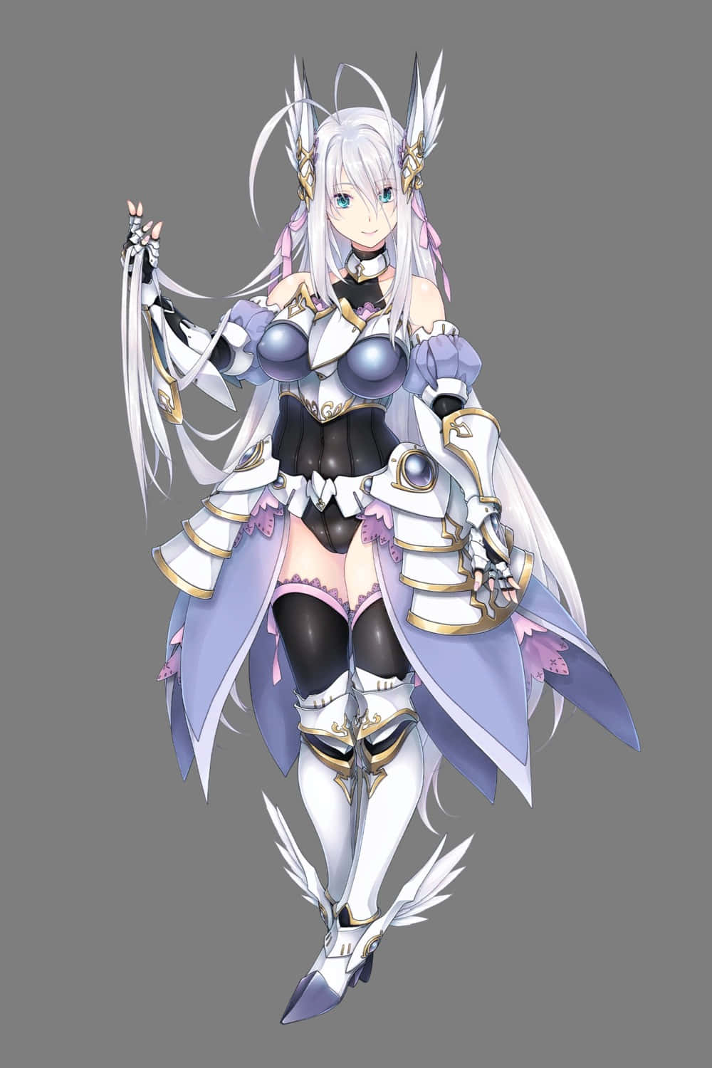 Rossweisse, Highschool DxD, white hair, HD Phone Wallpaper