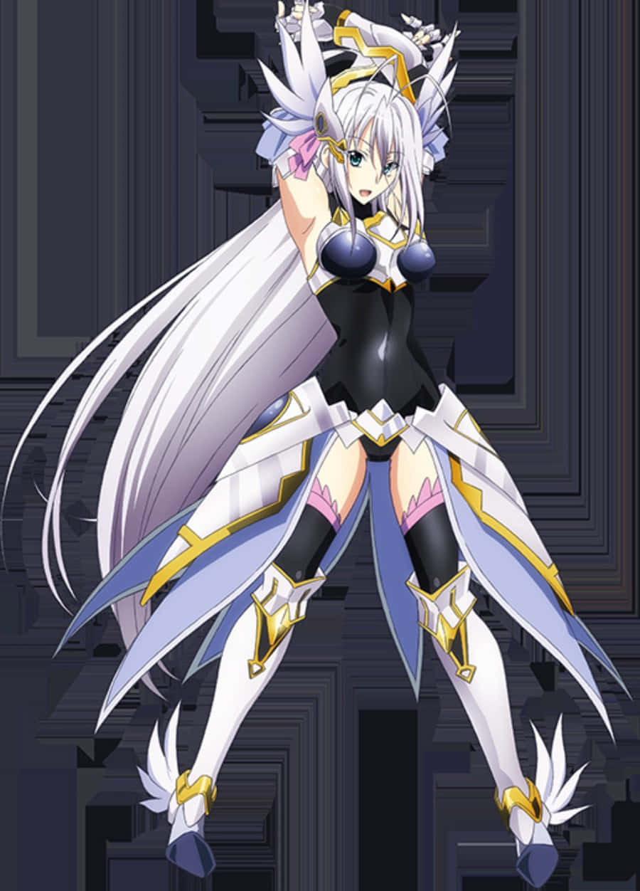Rossweisse, Highschool DxD, white hair, SD Phone Wallpaper