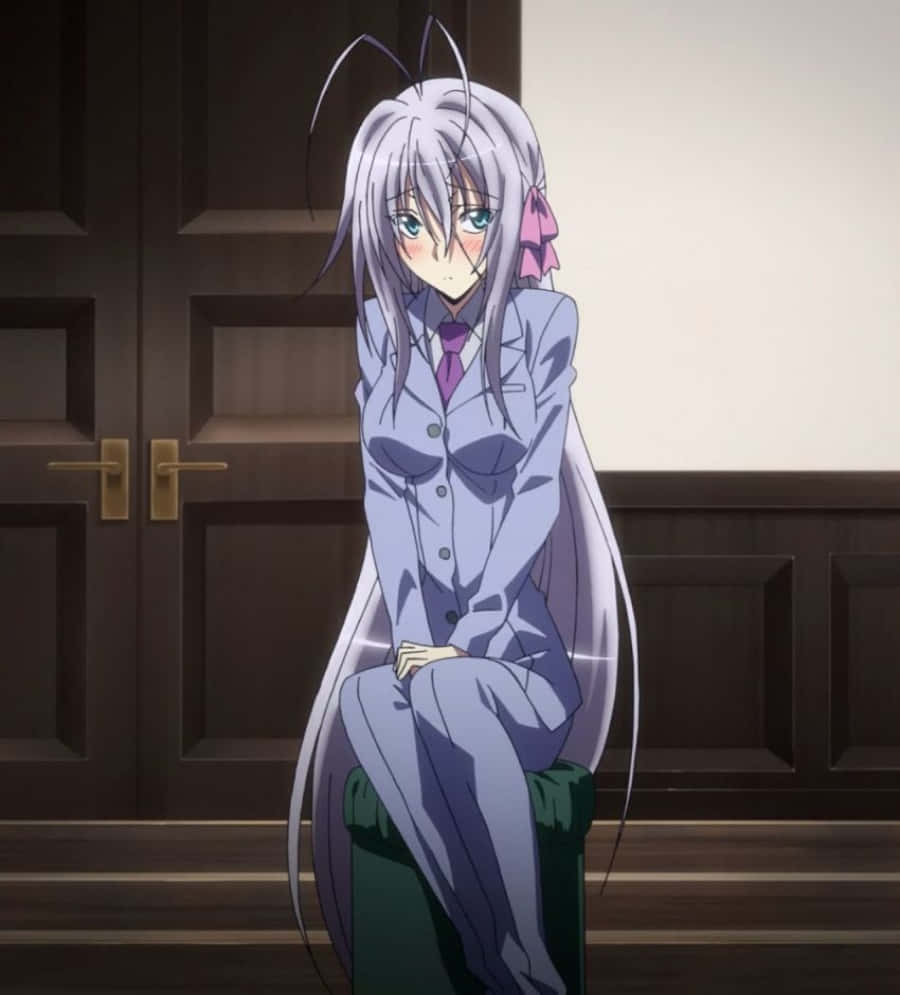 Rossweisse, Highschool Dxd, silver-haired, SD Phone Wallpaper