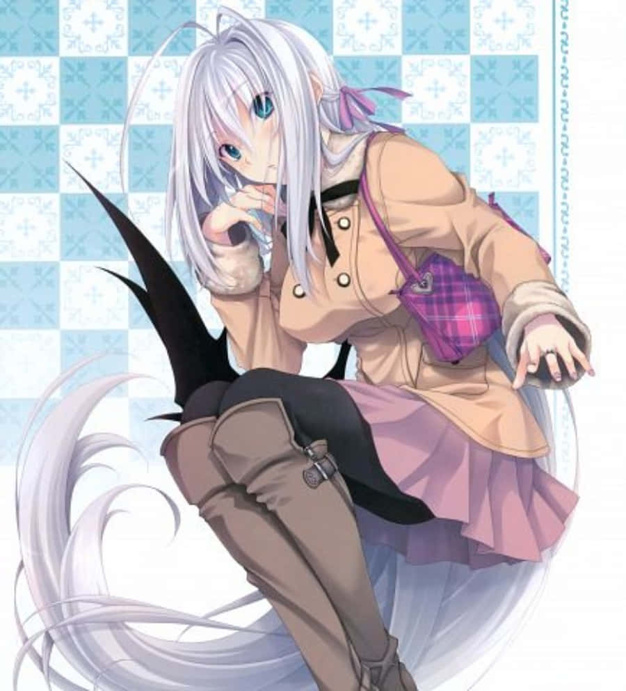 Rossweisse, Highschool DxD, silver-haired, SD Phone Wallpaper