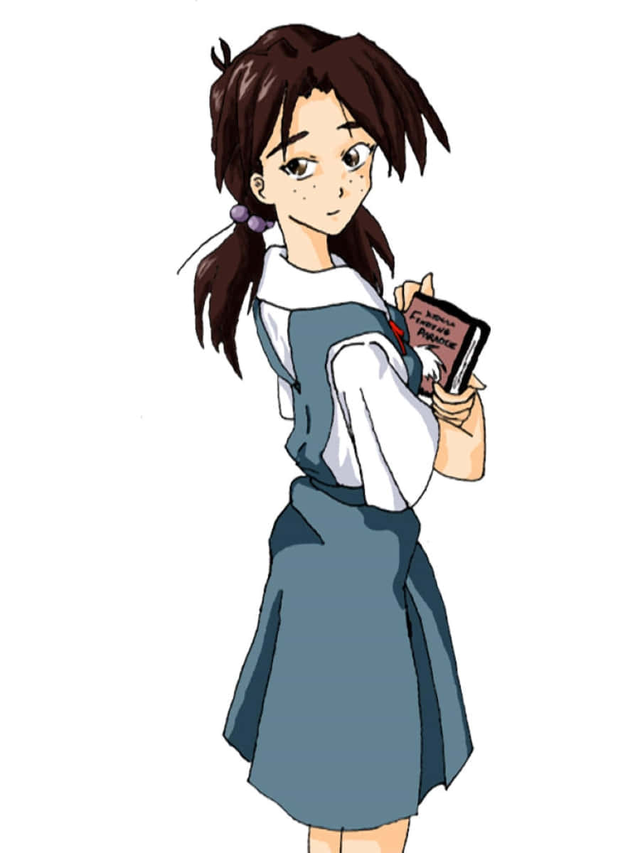 Hikari Horaki, brown pigtails, freckles, SD Phone Wallpaper