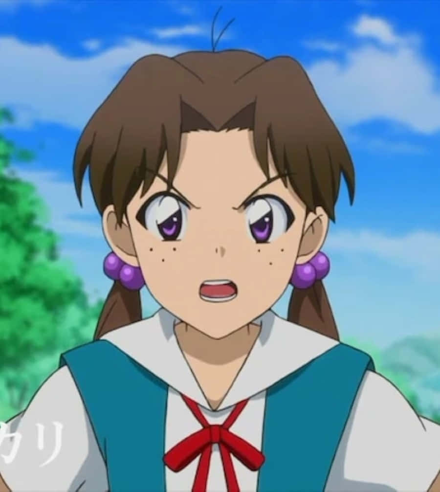 Hikari Horaki, sailor uniform, brown pigtails, SD Phone Wallpaper