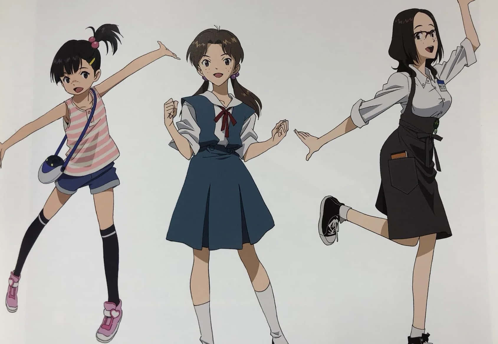 Hikari Horaki, school uniform, anime girls, HD Desktop Wallpaper