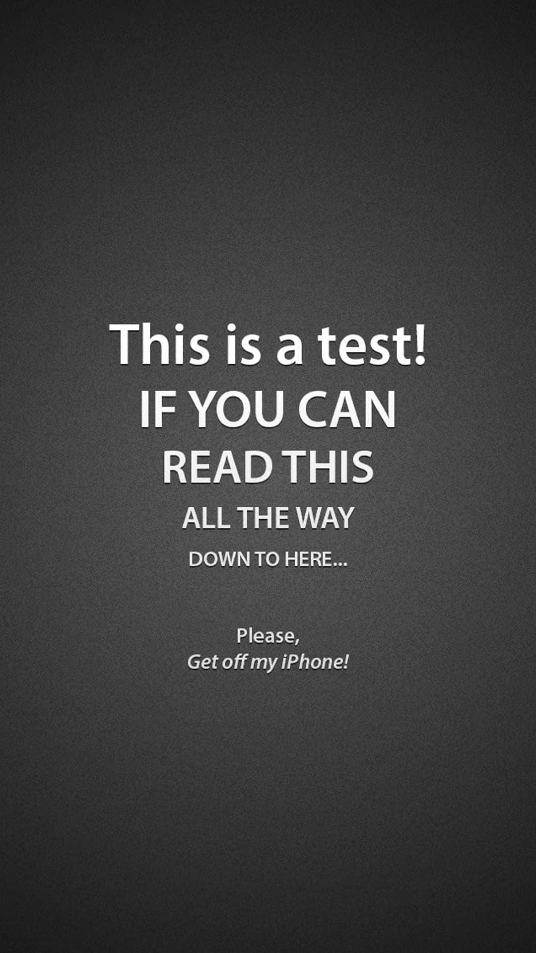 Clever iPhone, white text, dark gray textured background, Full HD Phone Wallpaper