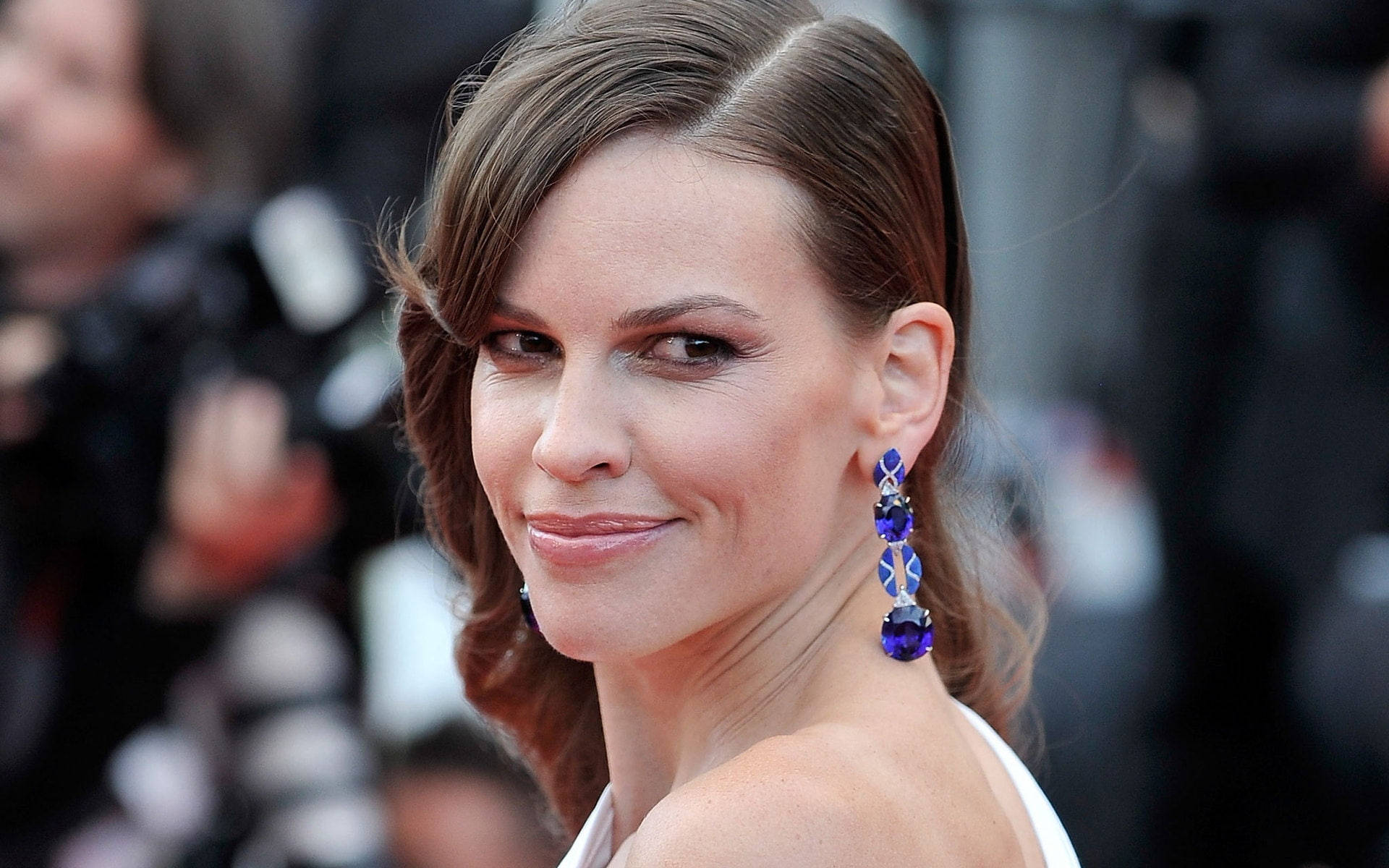 Hilary Swank, 67th Annual Cannes Film Festival, red carpet, Full HD Desktop Wallpaper