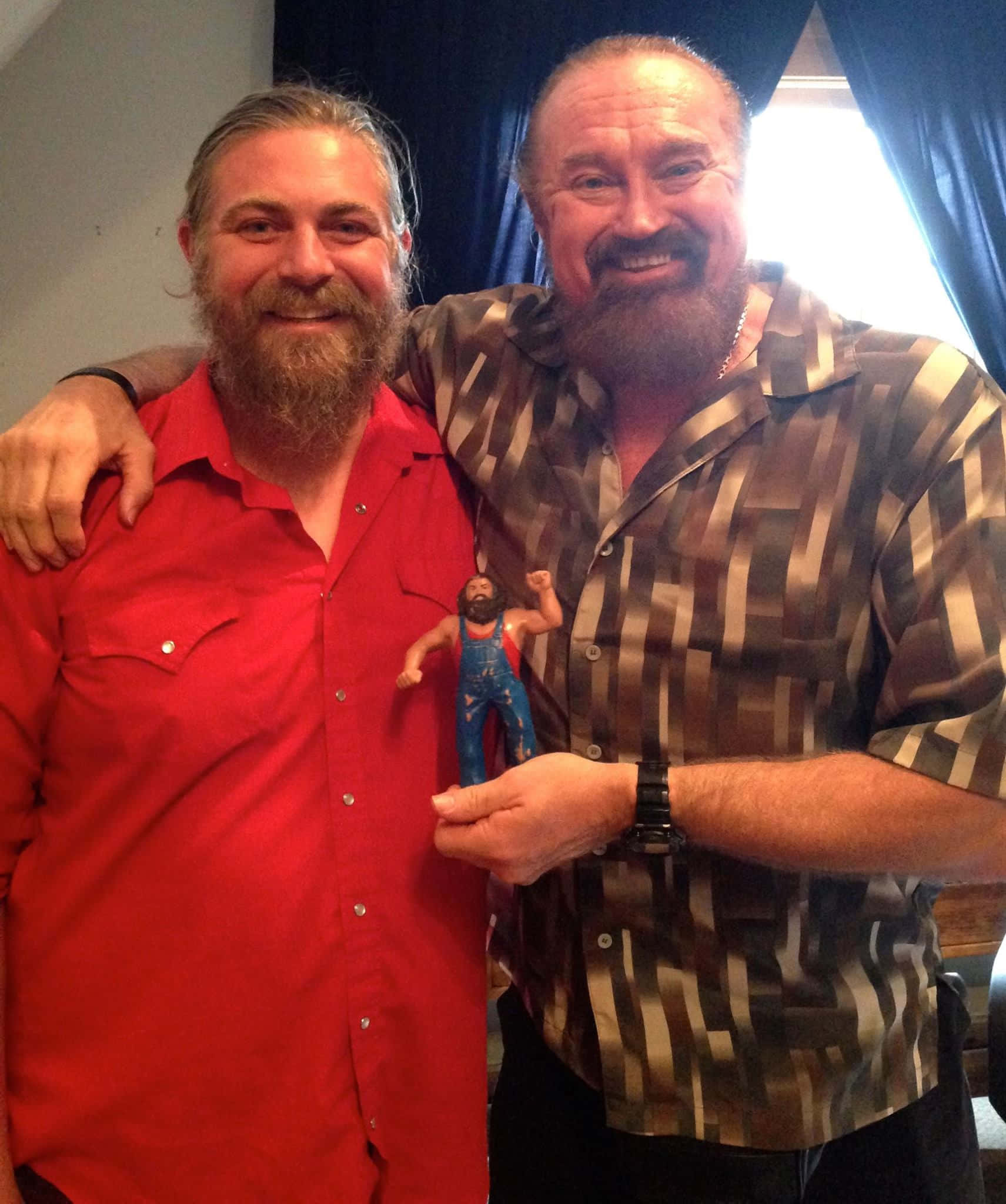 Hillbilly Jim, action figure, red shirt, Full HD Phone Wallpaper
