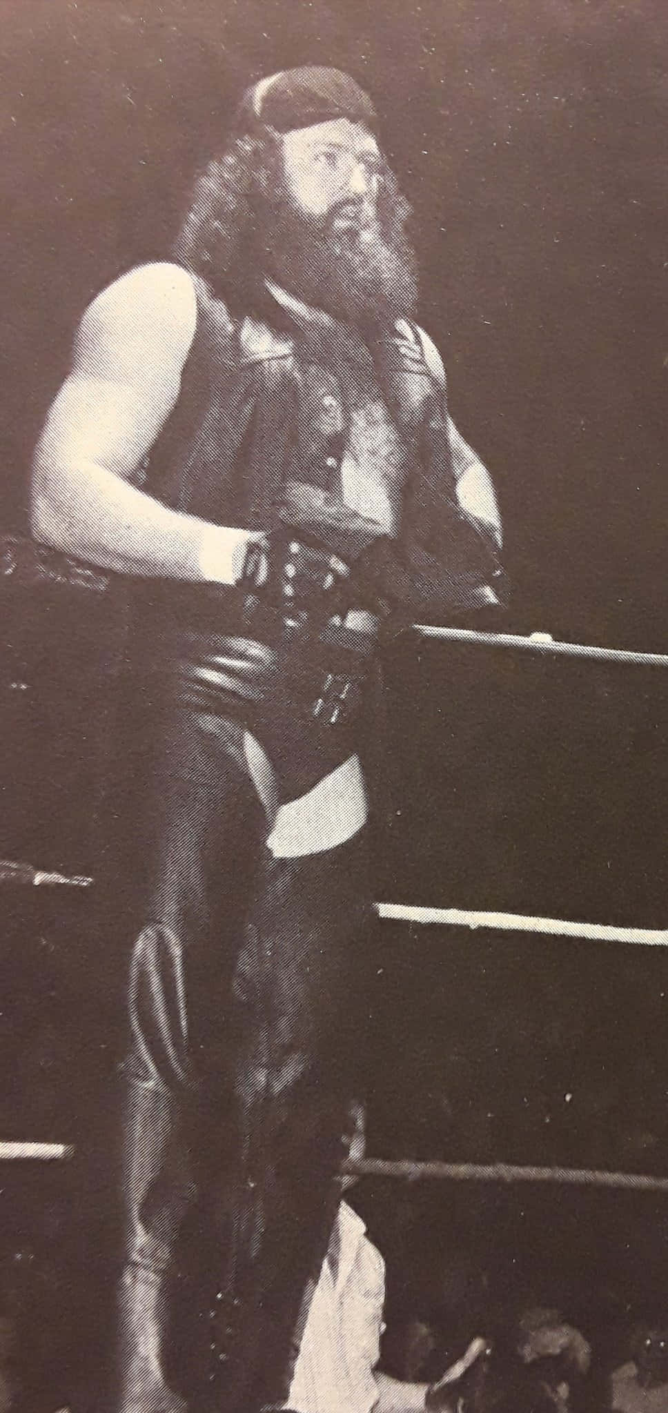 Hillbilly Jim, wrestling match, leather vest, Full HD Phone Wallpaper
