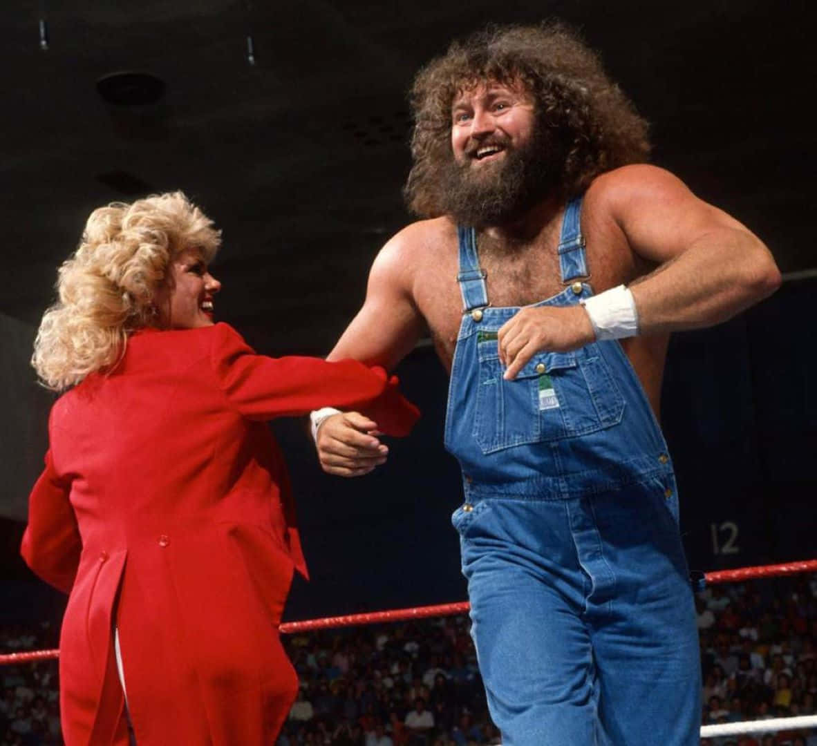 Hillbilly Jim, wrestling ring, blue overalls, SD Desktop Wallpaper