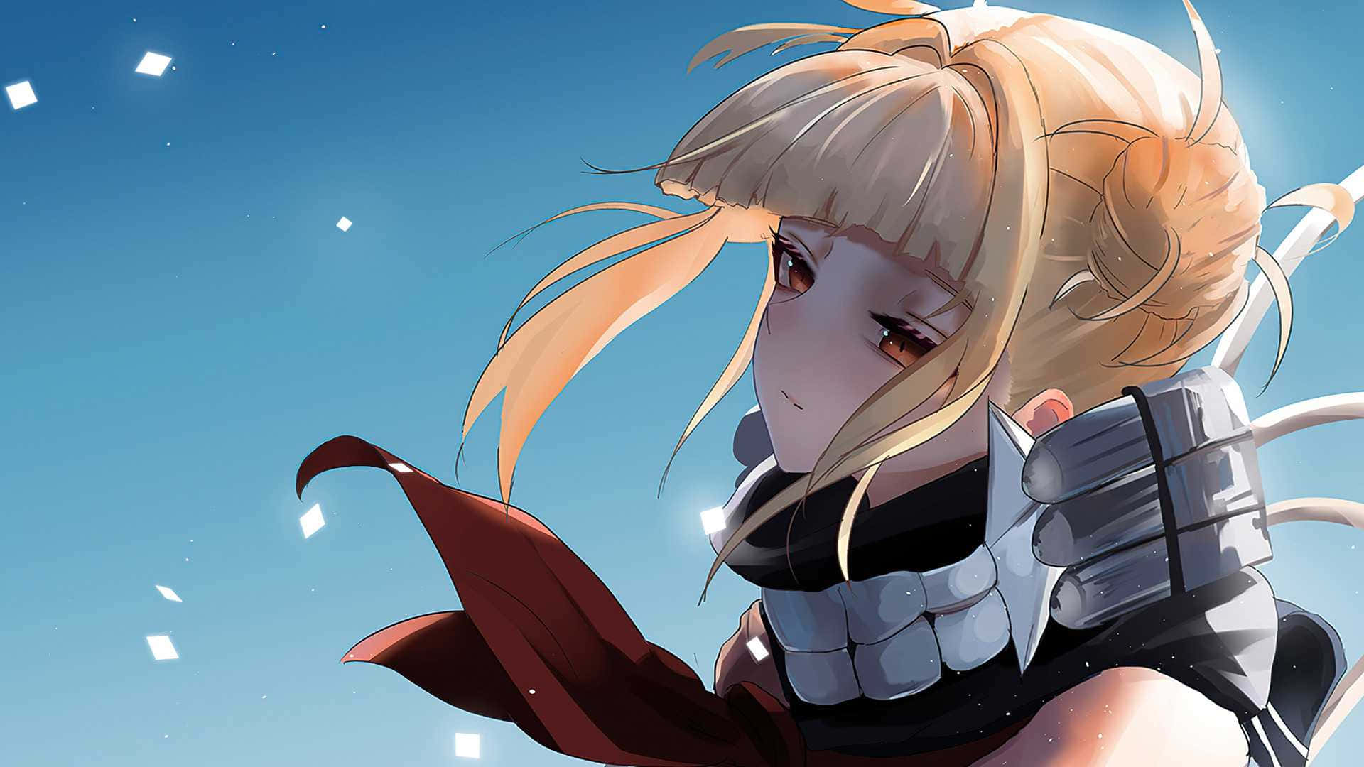 Himiko Toga, blonde anime girl, red eyes, Full HD Desktop Wallpaper
