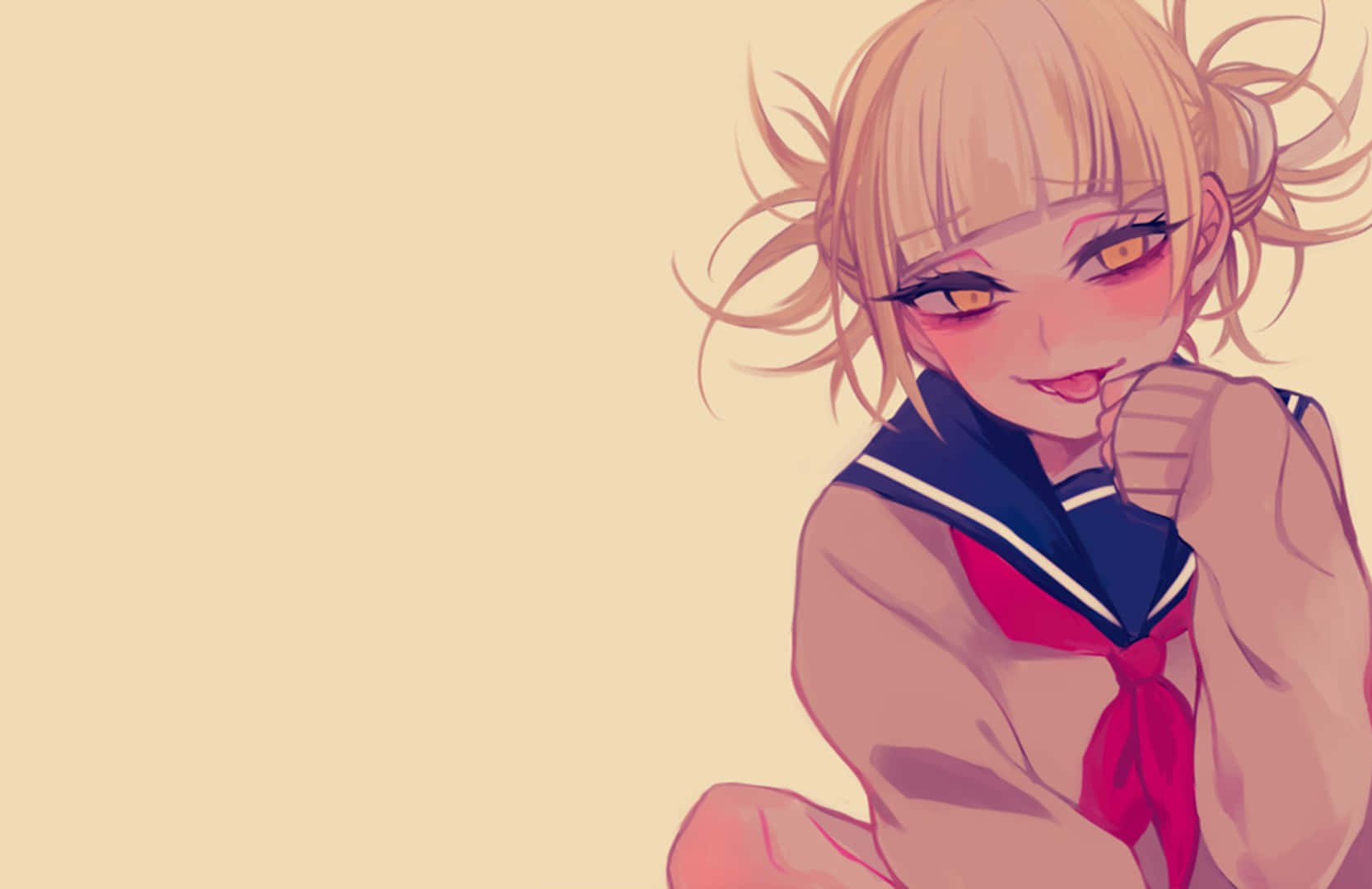 Himiko Toga, sailor uniform, blonde hair, HD Desktop Wallpaper
