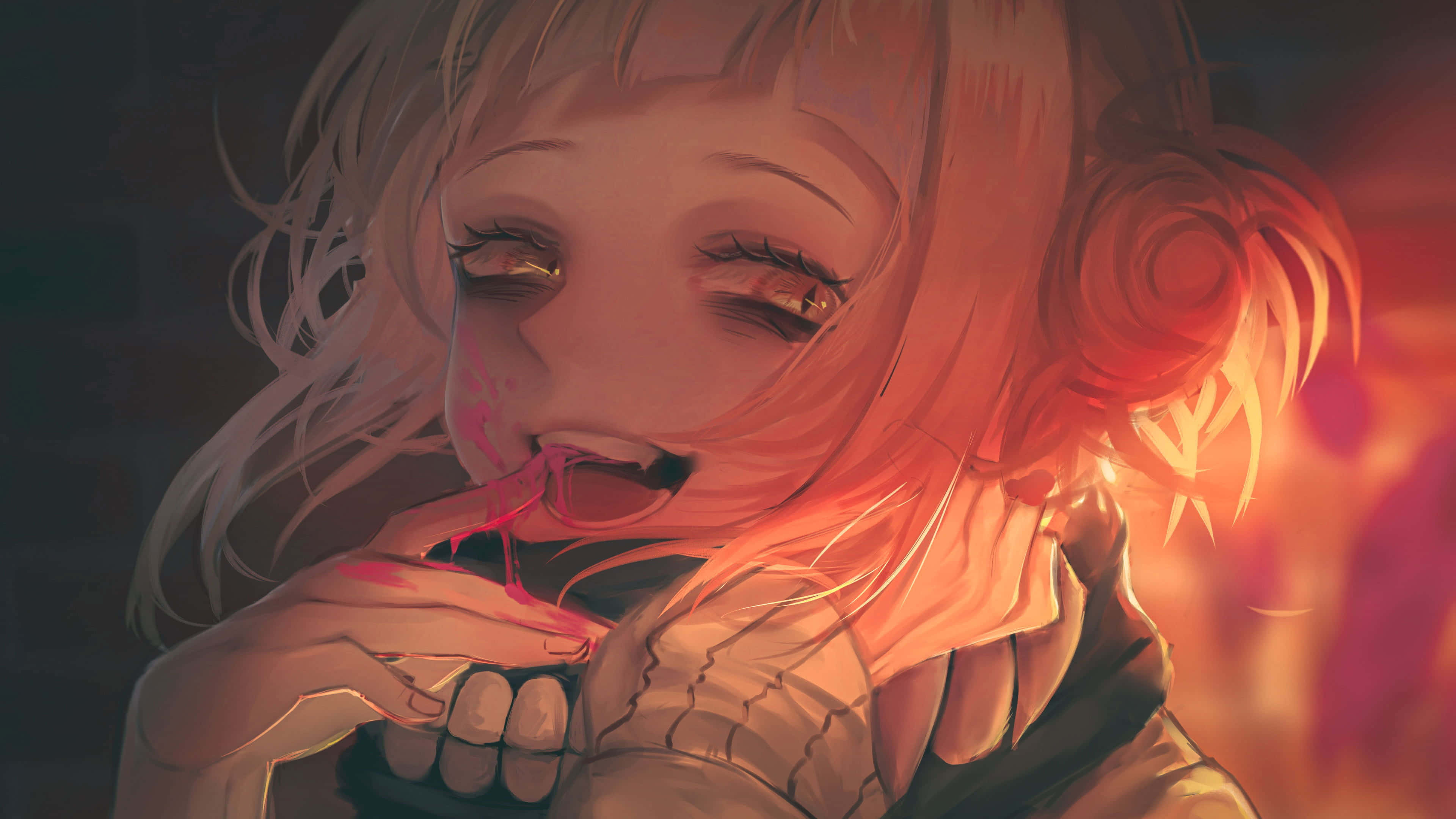 Himiko Toga, anime girl, blonde hair, 4K Desktop Wallpaper