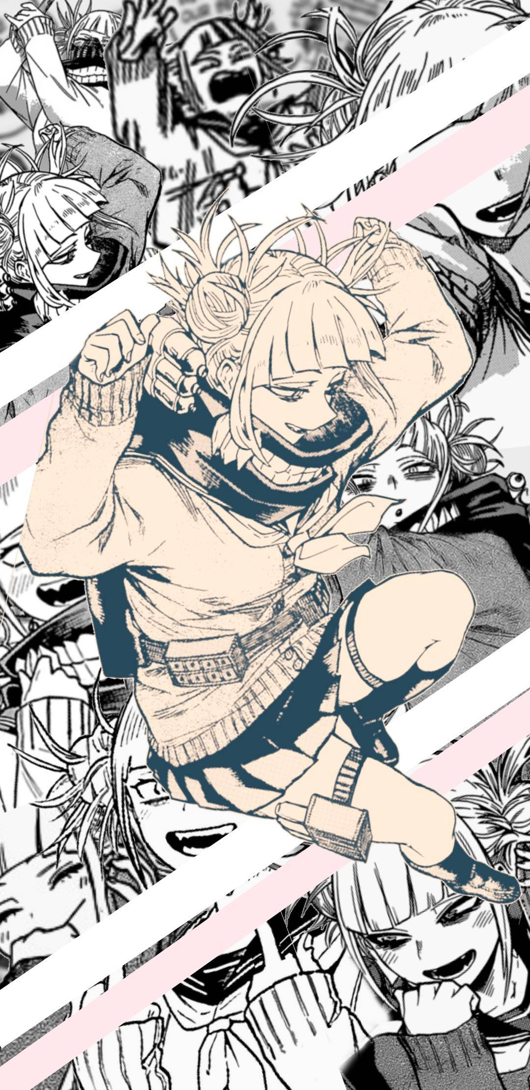 Himiko Toga, blonde hair, fierce grin, Full HD Phone Wallpaper