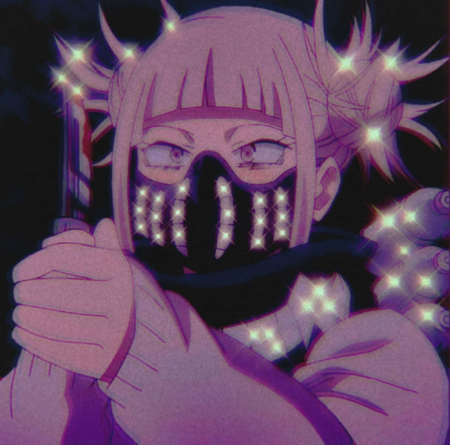 Himiko Toga, spiky pink hair, mask, HD Desktop Wallpaper