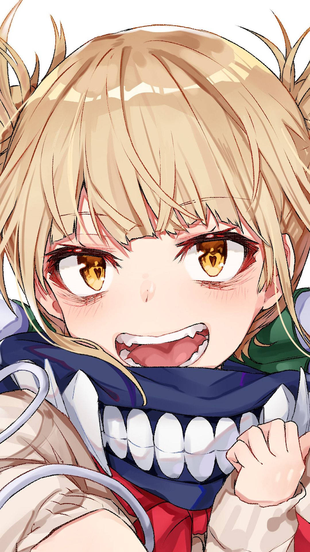 Himiko Toga, blonde hair, golden eyes, Full HD Phone Wallpaper