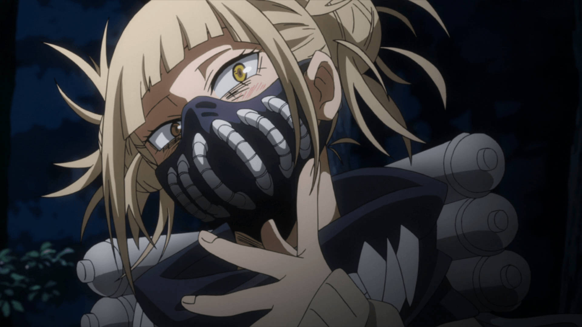 Himiko Toga, toothy mask, blonde anime character, Full HD Desktop Wallpaper