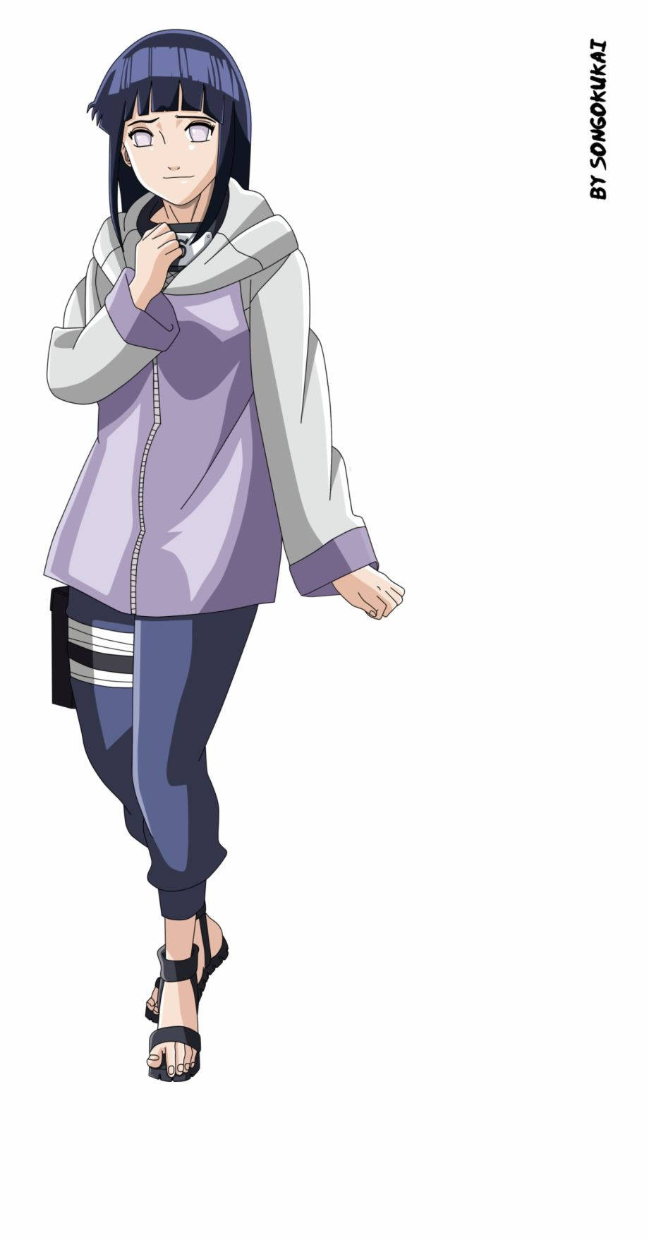Hinata Hyuga, purple hair, lavender jacket, HD Phone Wallpaper
