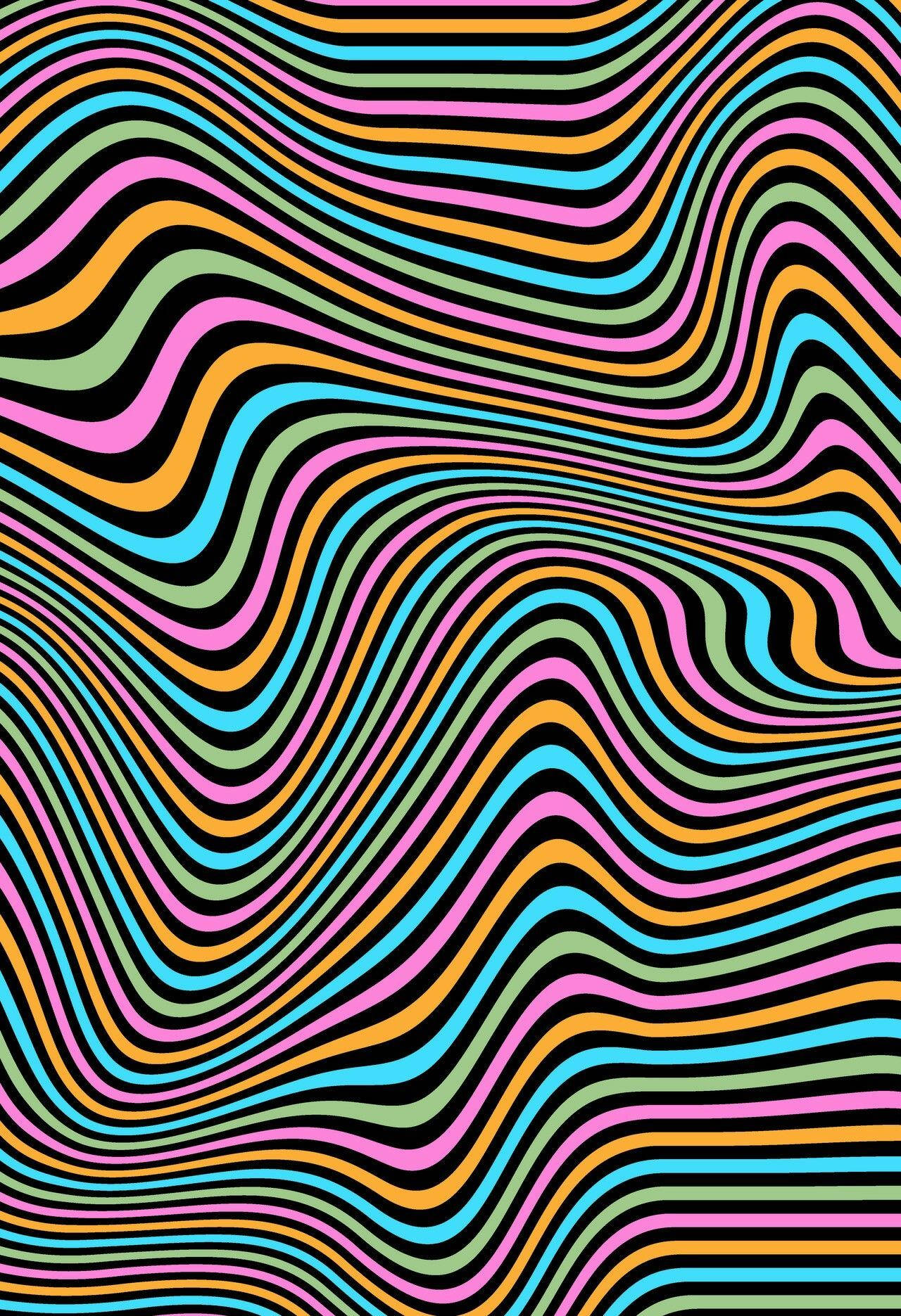 Peace, Love and Happiness, Earthly Aesthetic, neon colors, HD Phone Wallpaper