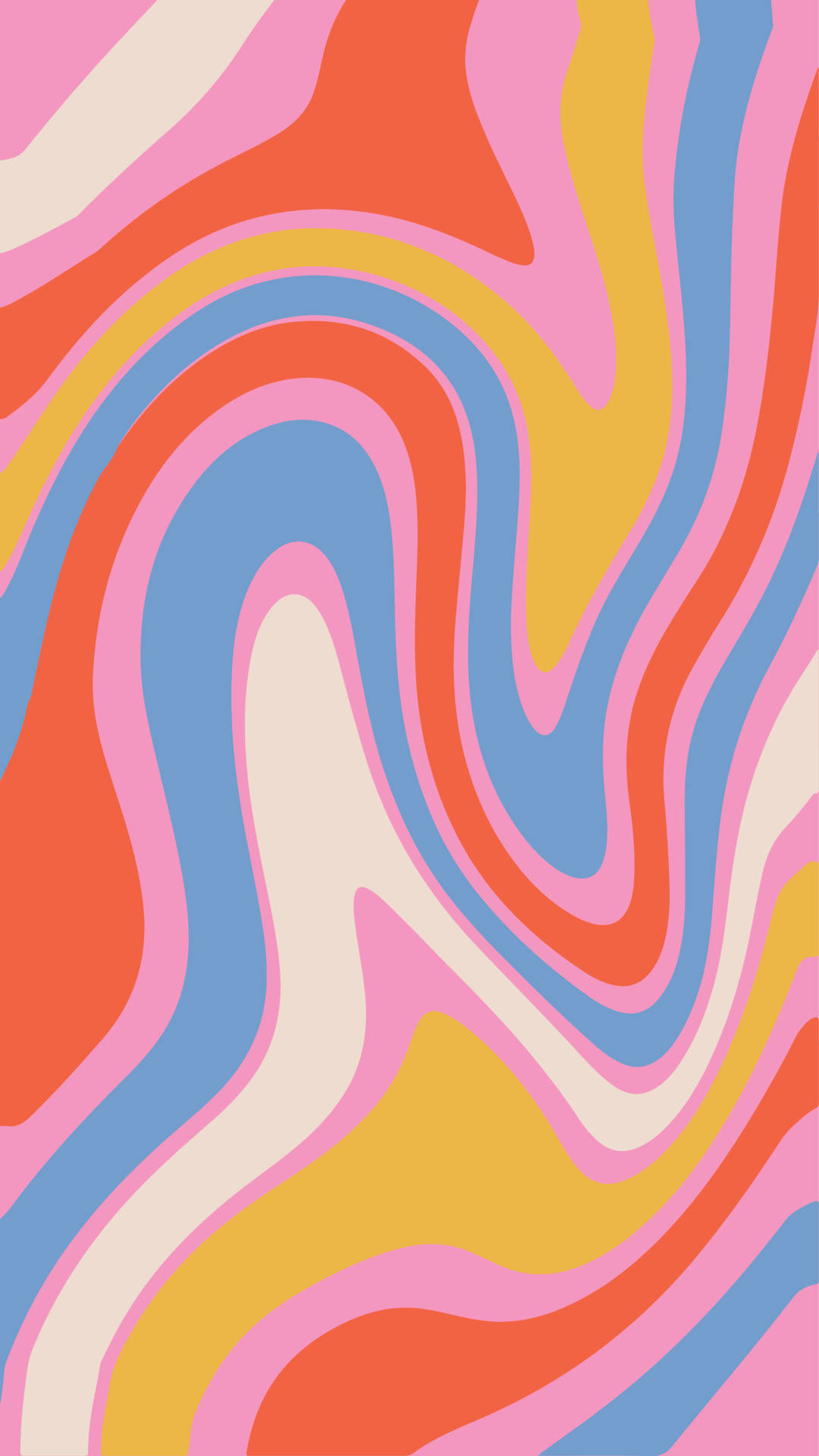 pink, orange, blue, Full HD Phone Wallpaper
