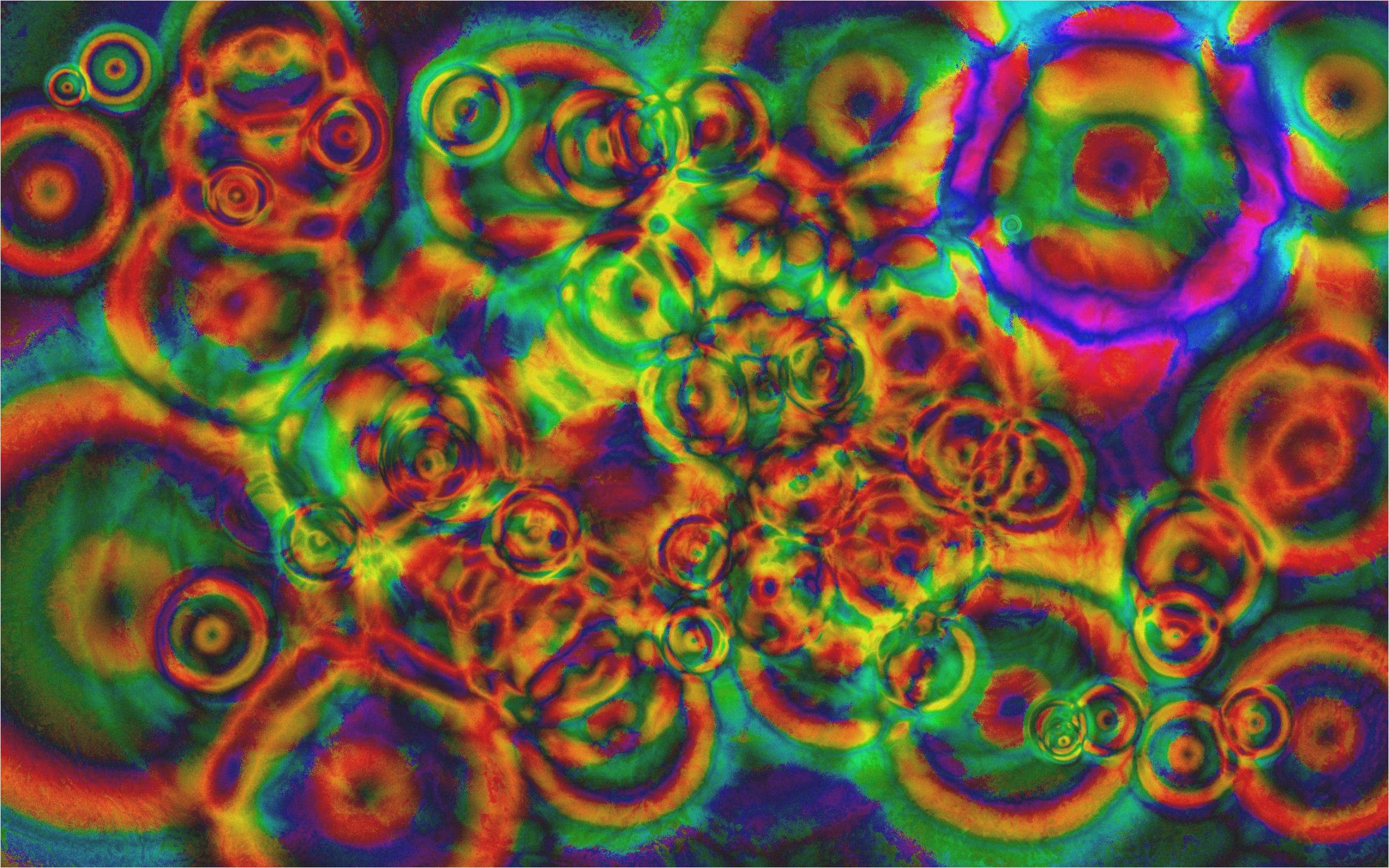 Hippie, spherical shape, glowing concentric circles, Full HD Desktop Wallpaper