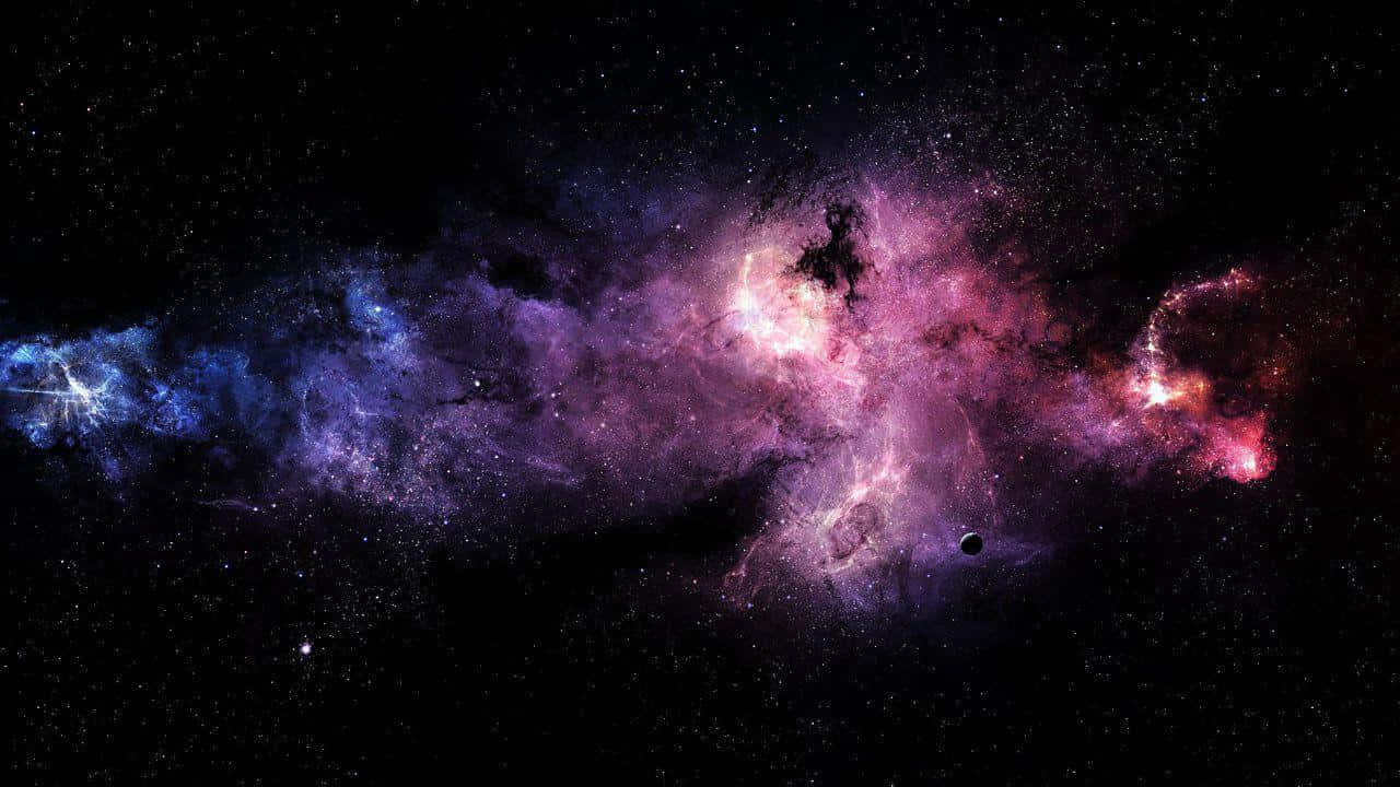 galaxy, stars, nebulas, HD Desktop Wallpaper