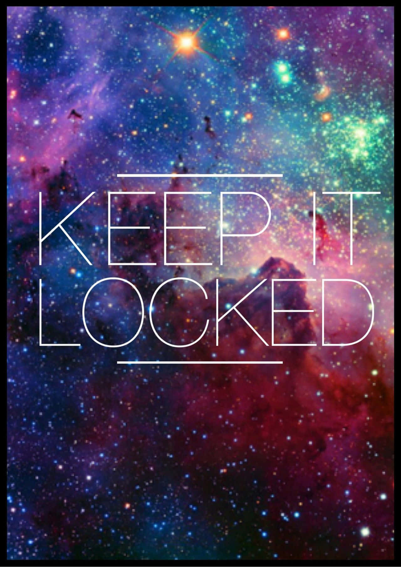 Hipster iPhone, cosmic nebula, glowing stars, HD Phone Wallpaper