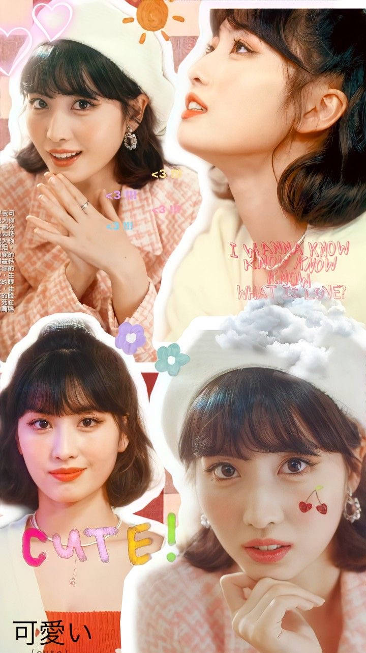 Hirai Momo, cute poses, pastel outfits, HD Phone Wallpaper
