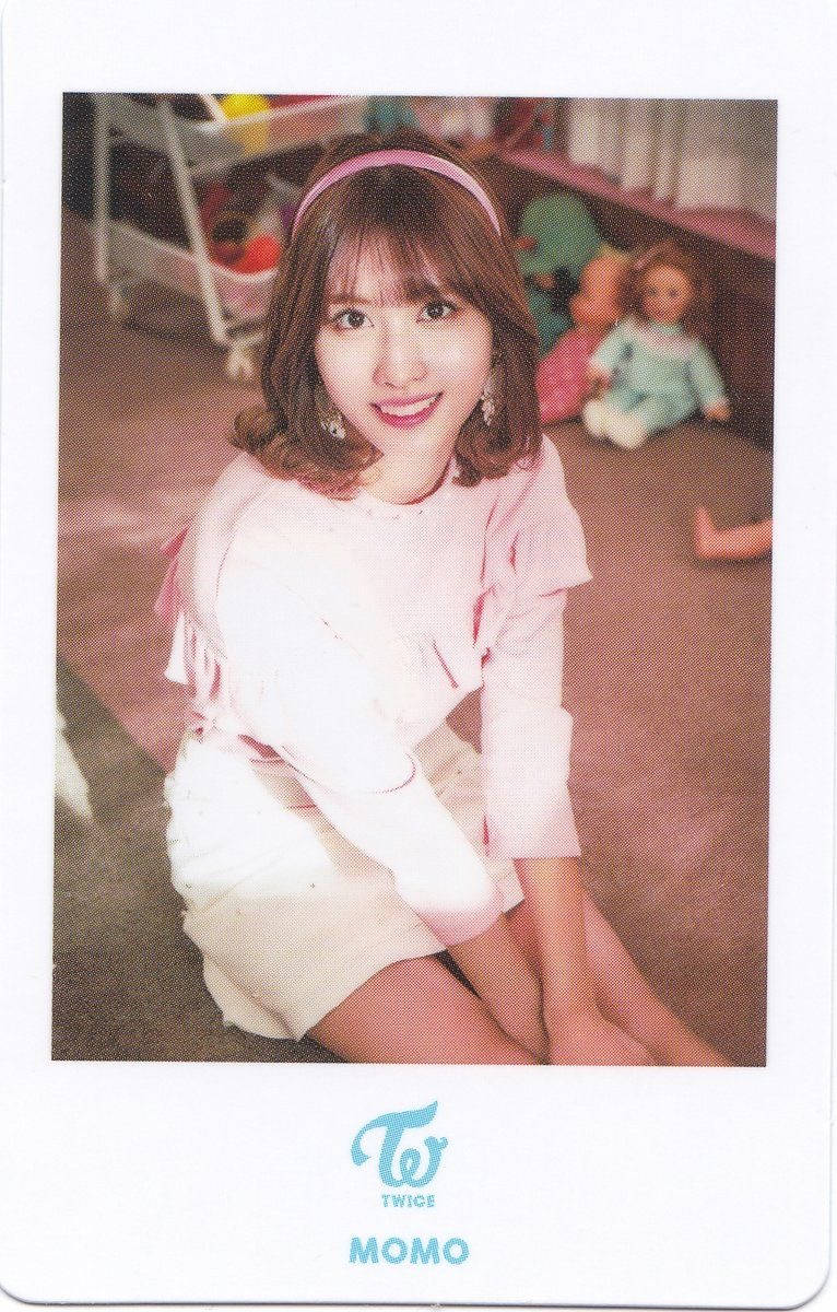 Hirai Momo, polaroid photo, pink outfit, SD Phone Wallpaper
