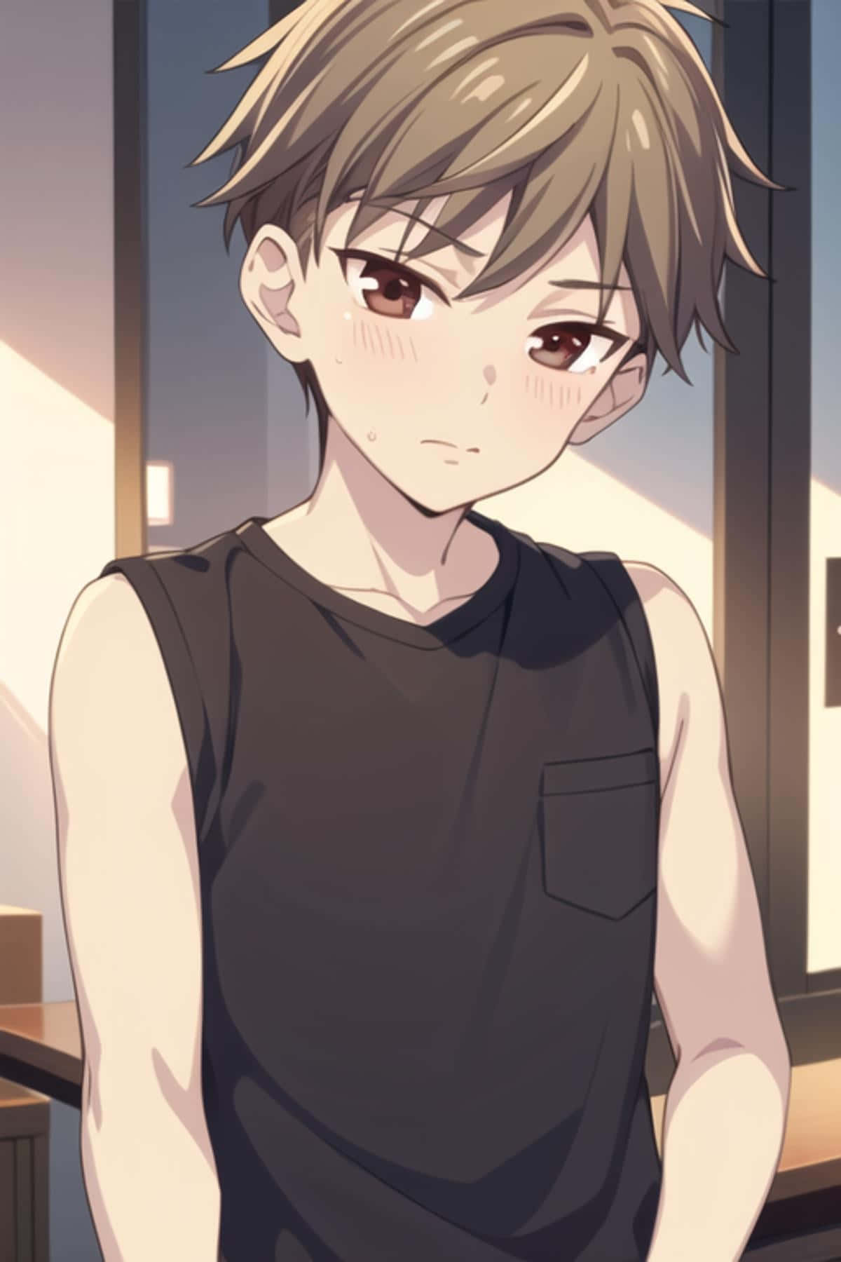 Hiro Sohma, anime character, messy brown hair, HD Phone Wallpaper
