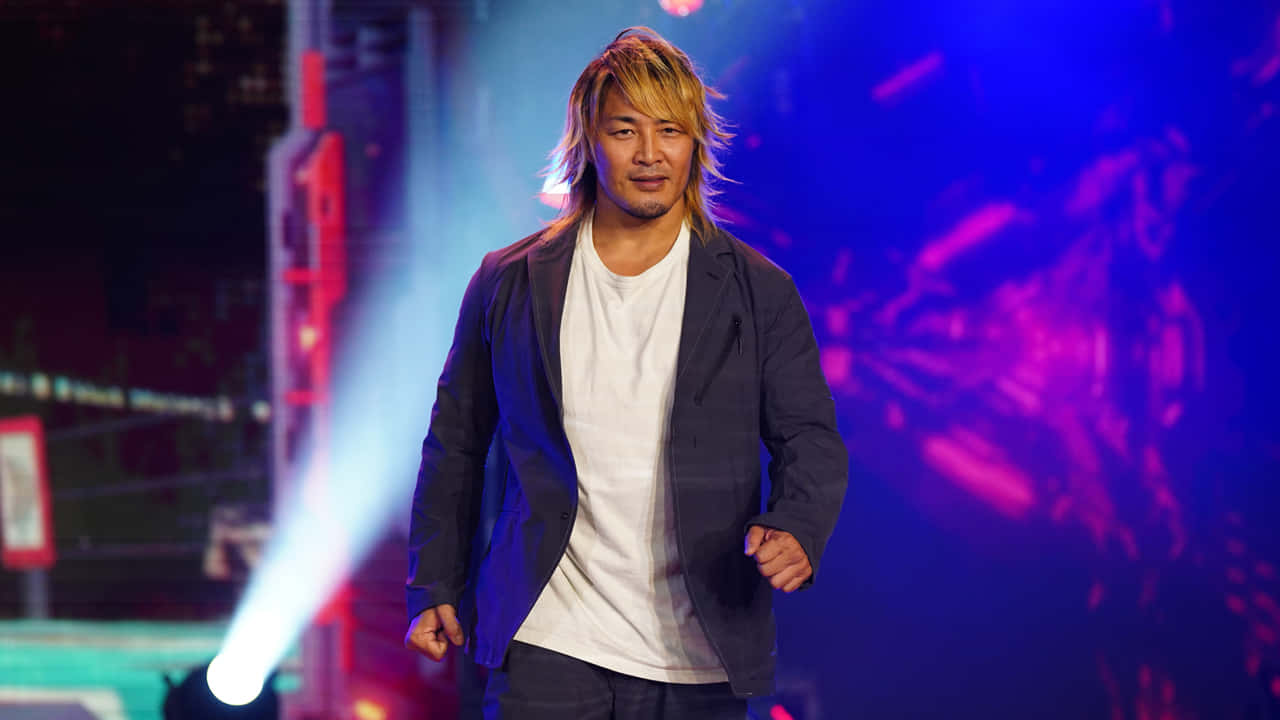 Hiroshi Tanahashi, wrestling entrance, dark arena, HD Desktop Wallpaper