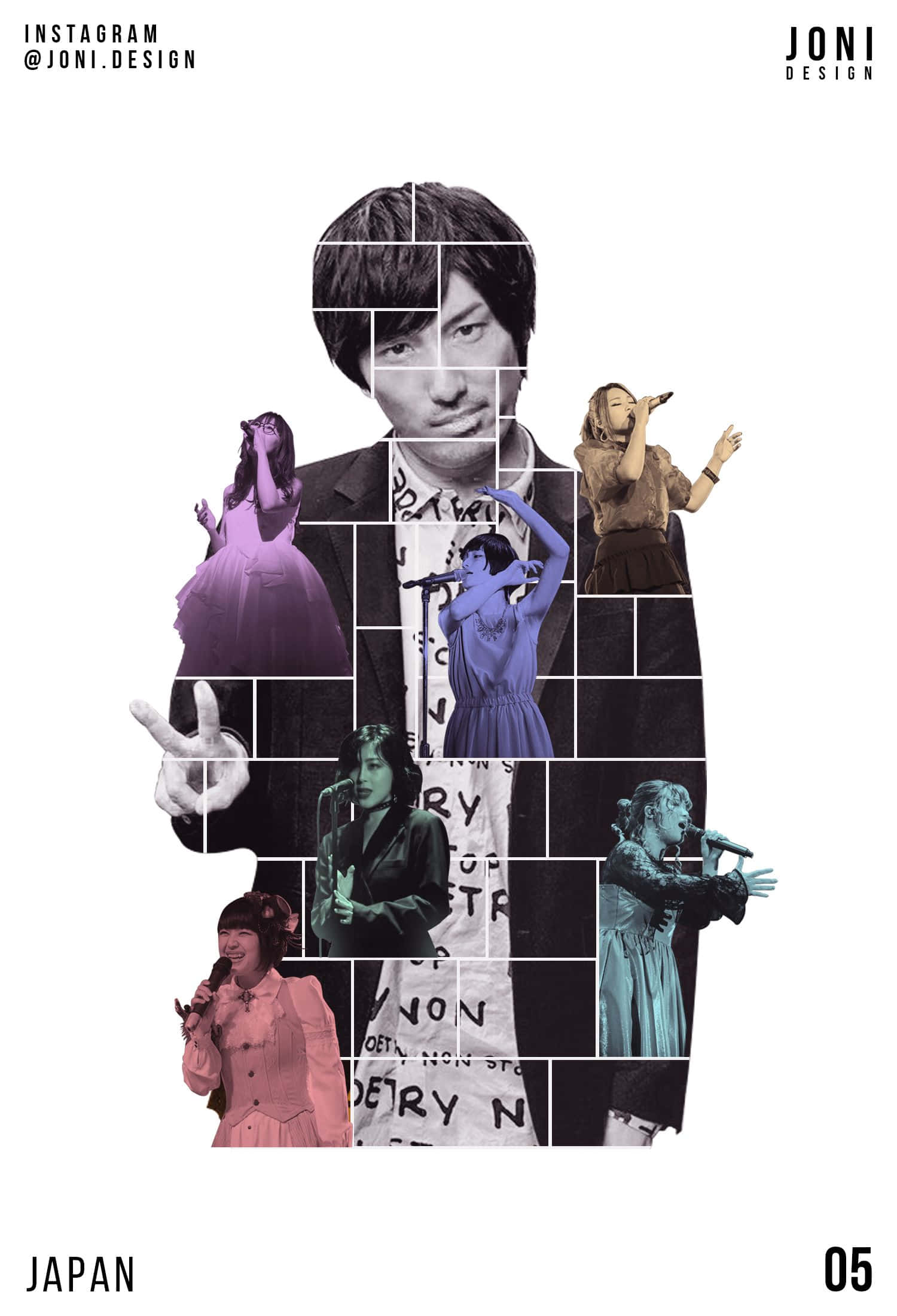 Hiroyuki Sawano, Japanese performers, colorful outfits, Full HD Phone Wallpaper