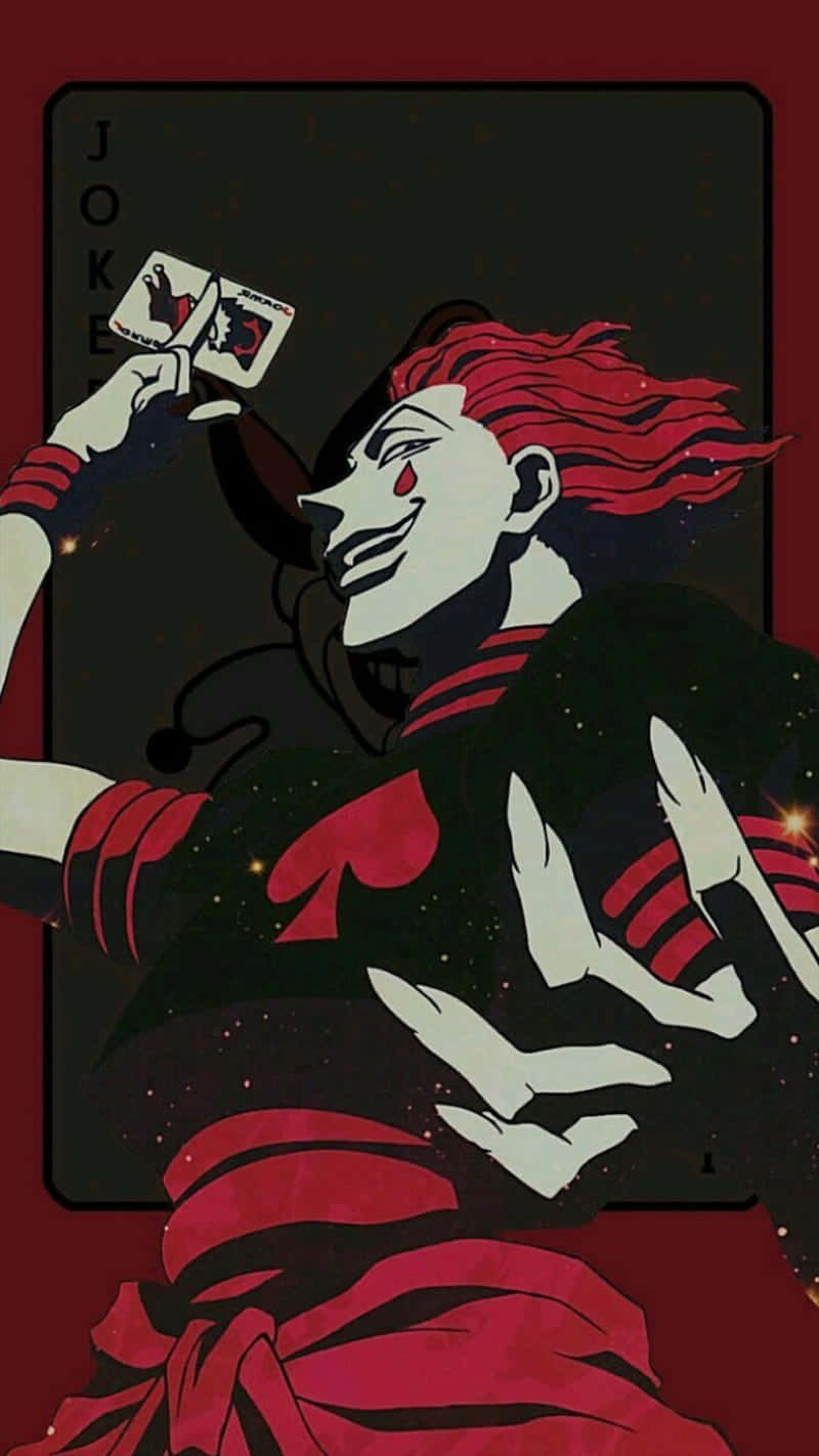 Hisoka iPhone, red hair, tear, HD Phone Wallpaper