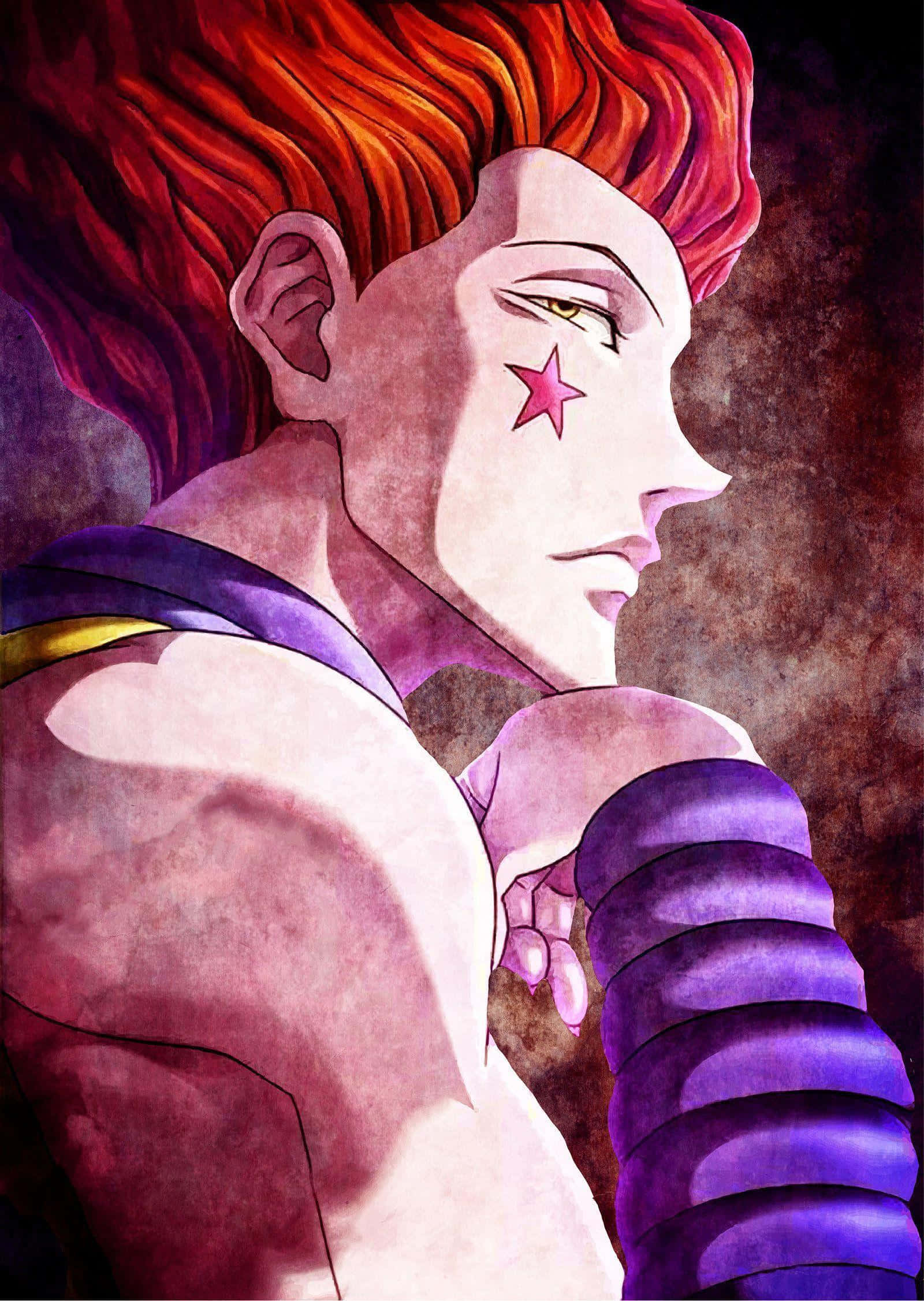 Hisoka, iPhone, fiery red hair, Full HD Phone Wallpaper
