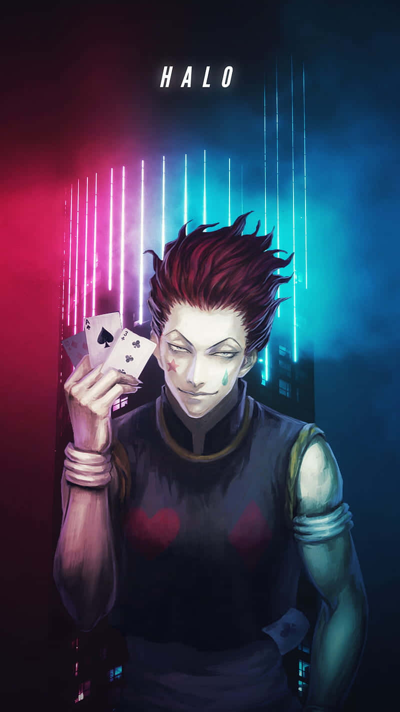 Hisoka, iPhone, red-haired anime character, HD Phone Wallpaper