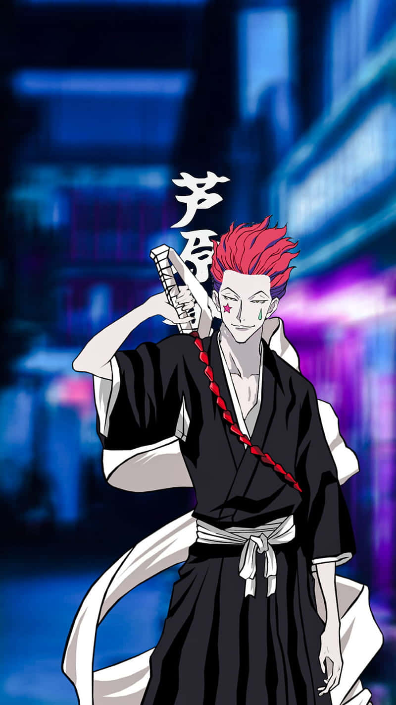 Hisoka, iPhone, red-haired anime warrior, HD Phone Wallpaper