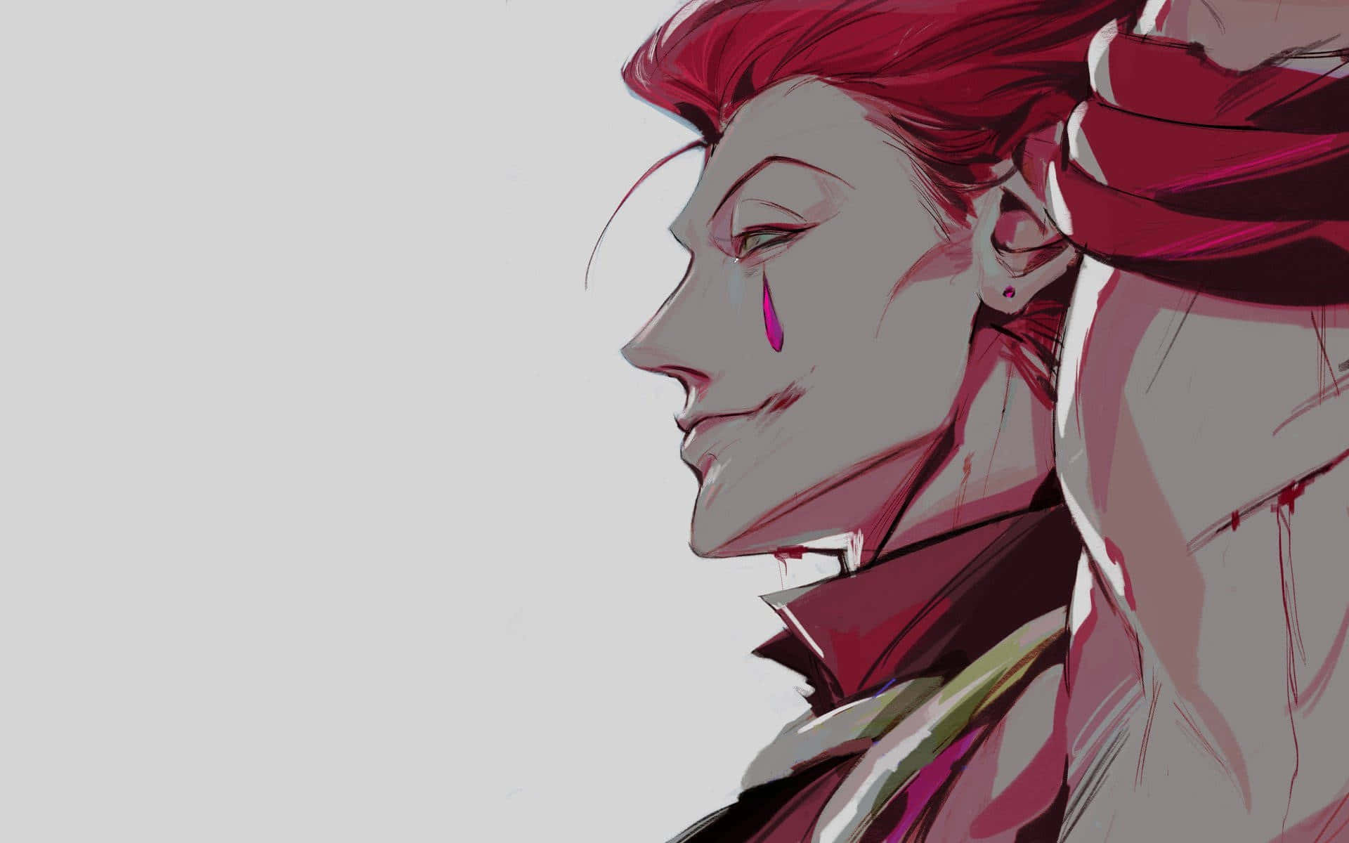 Hisoka Morow, red-haired, anime character, Full HD Desktop Wallpaper