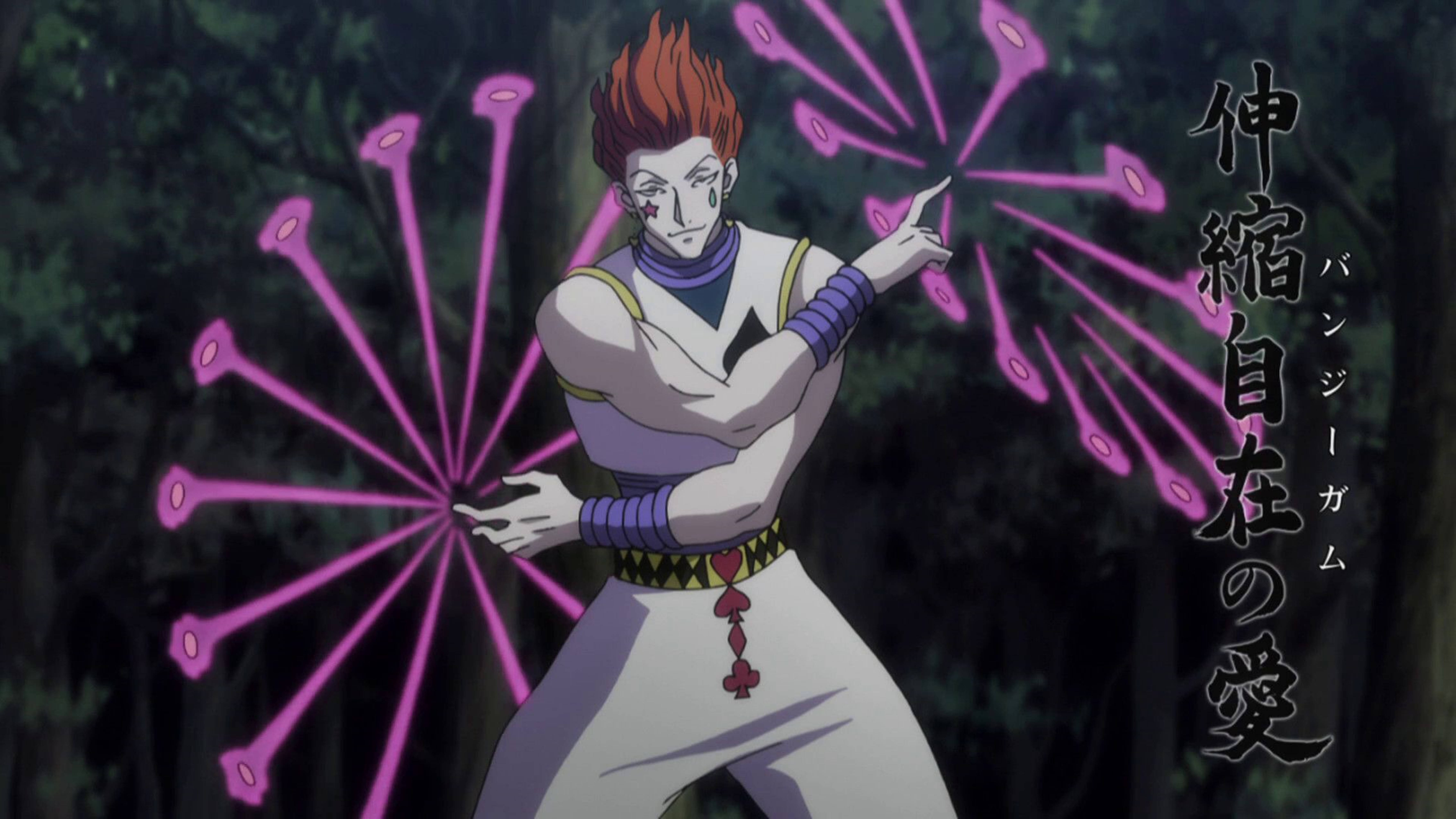 Hisoka, 4K, bungee gum spin, 5K Desktop Wallpaper