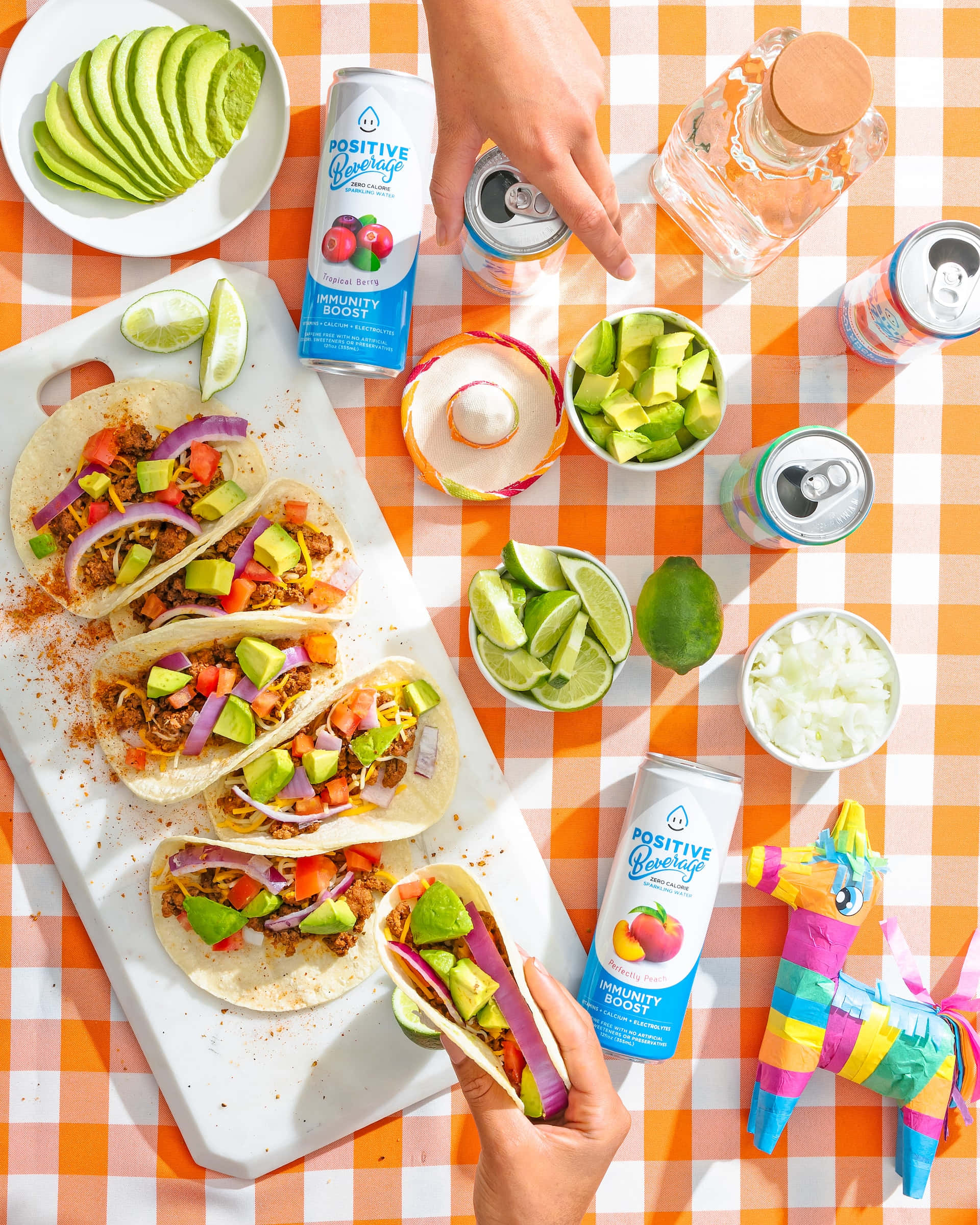 Hispanic, tacos, drinks, Full HD Phone Wallpaper