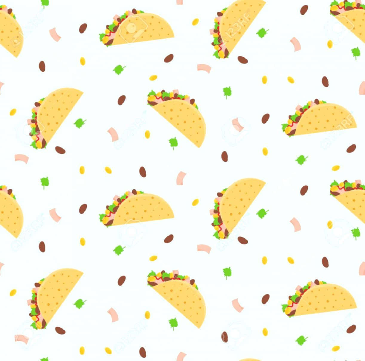 Hispanic, tacos, beans, SD Desktop Wallpaper