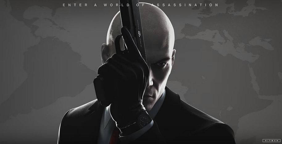Hitman 2018, bald assassin, suit, SD Desktop Wallpaper