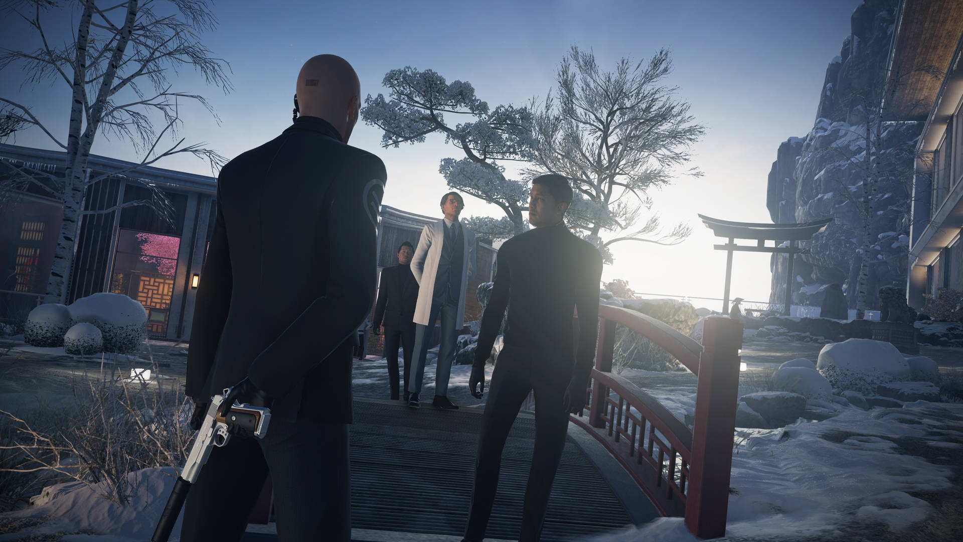 Hitman HD, bald assassin, black suit, Full HD Desktop Wallpaper